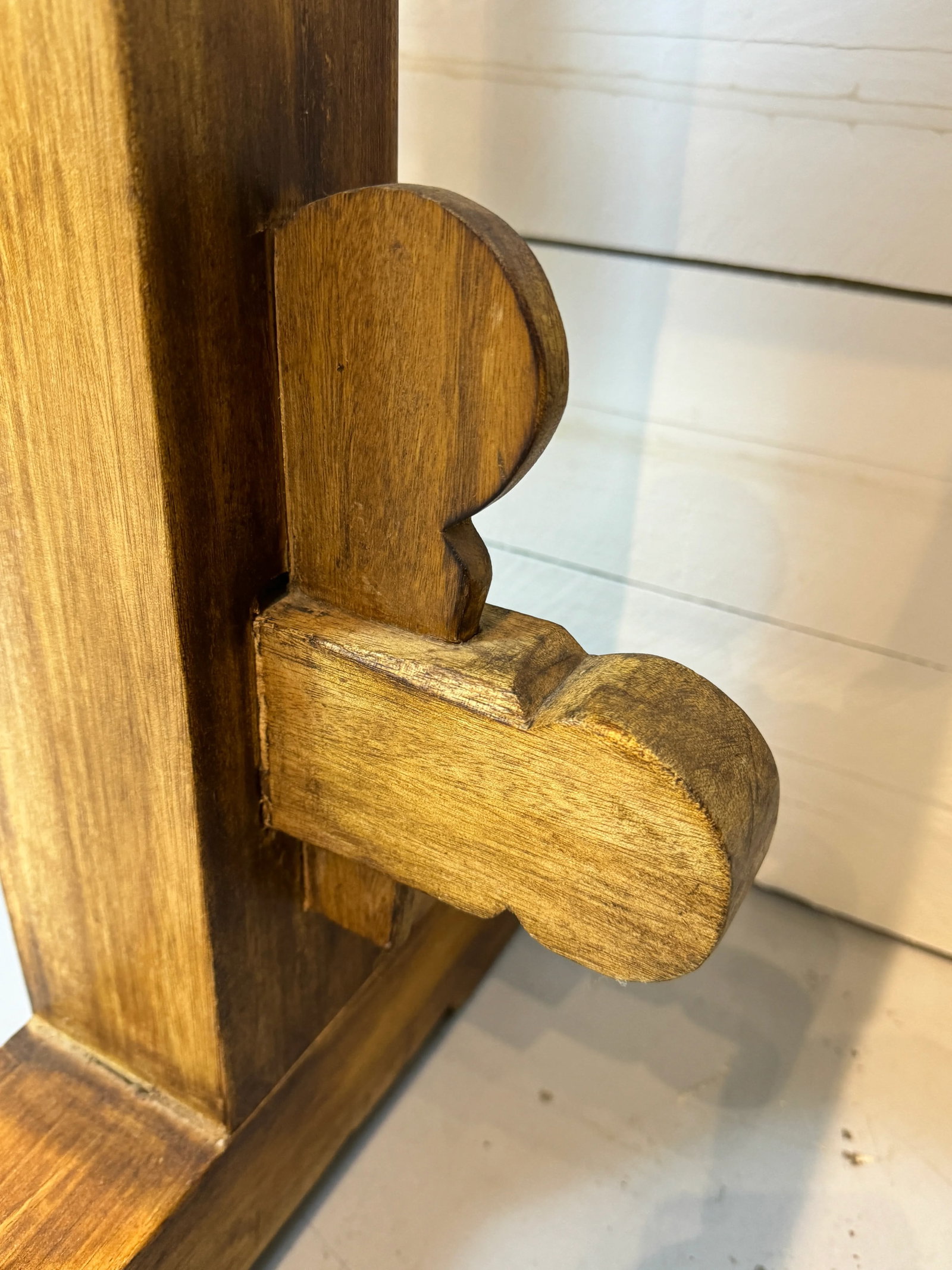 Late 20th Century Vintage Rustic Console Table - 8