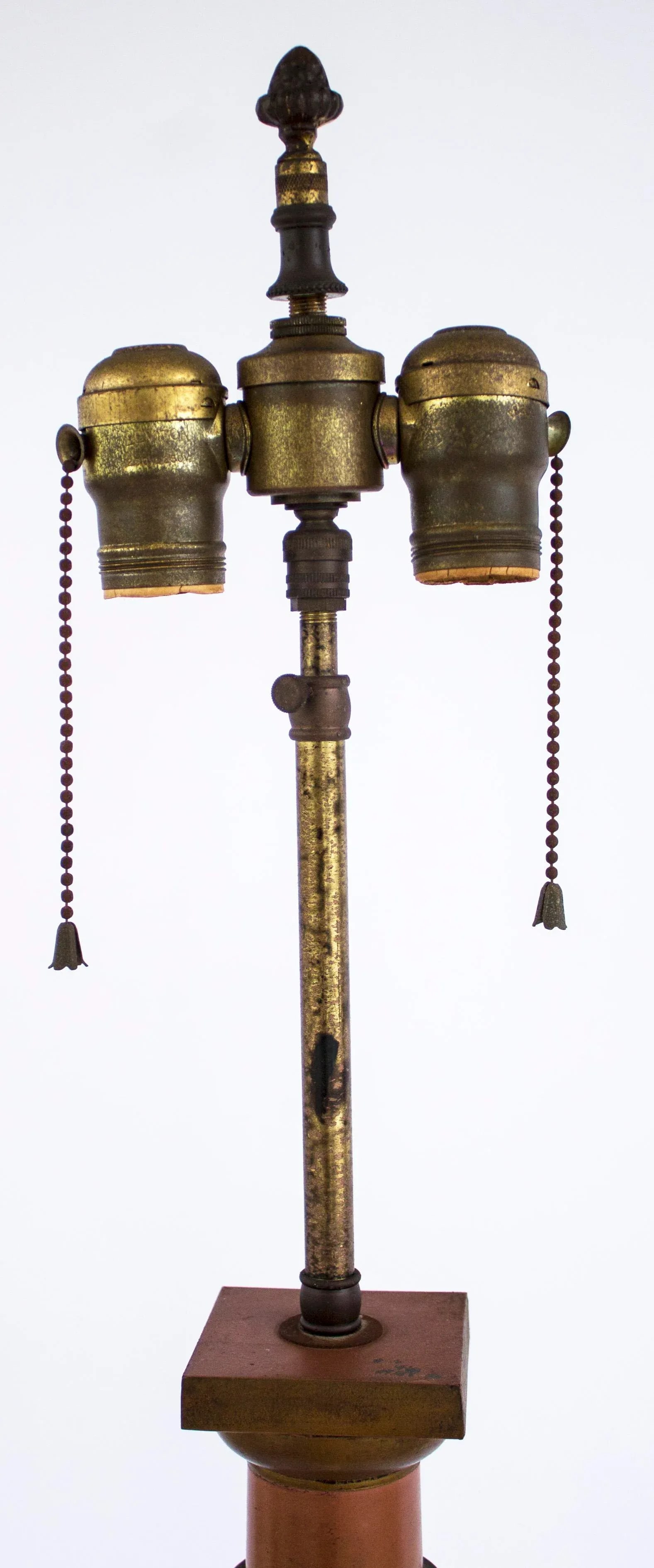 Antique French Regency Tole Lamp - 2