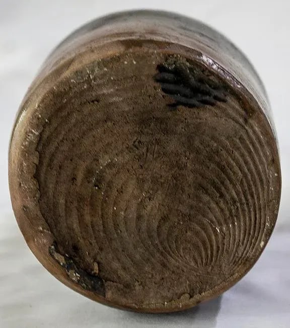 Antique Farmhouse Kitchen Storage Crock - Brownstone Crockery - 6