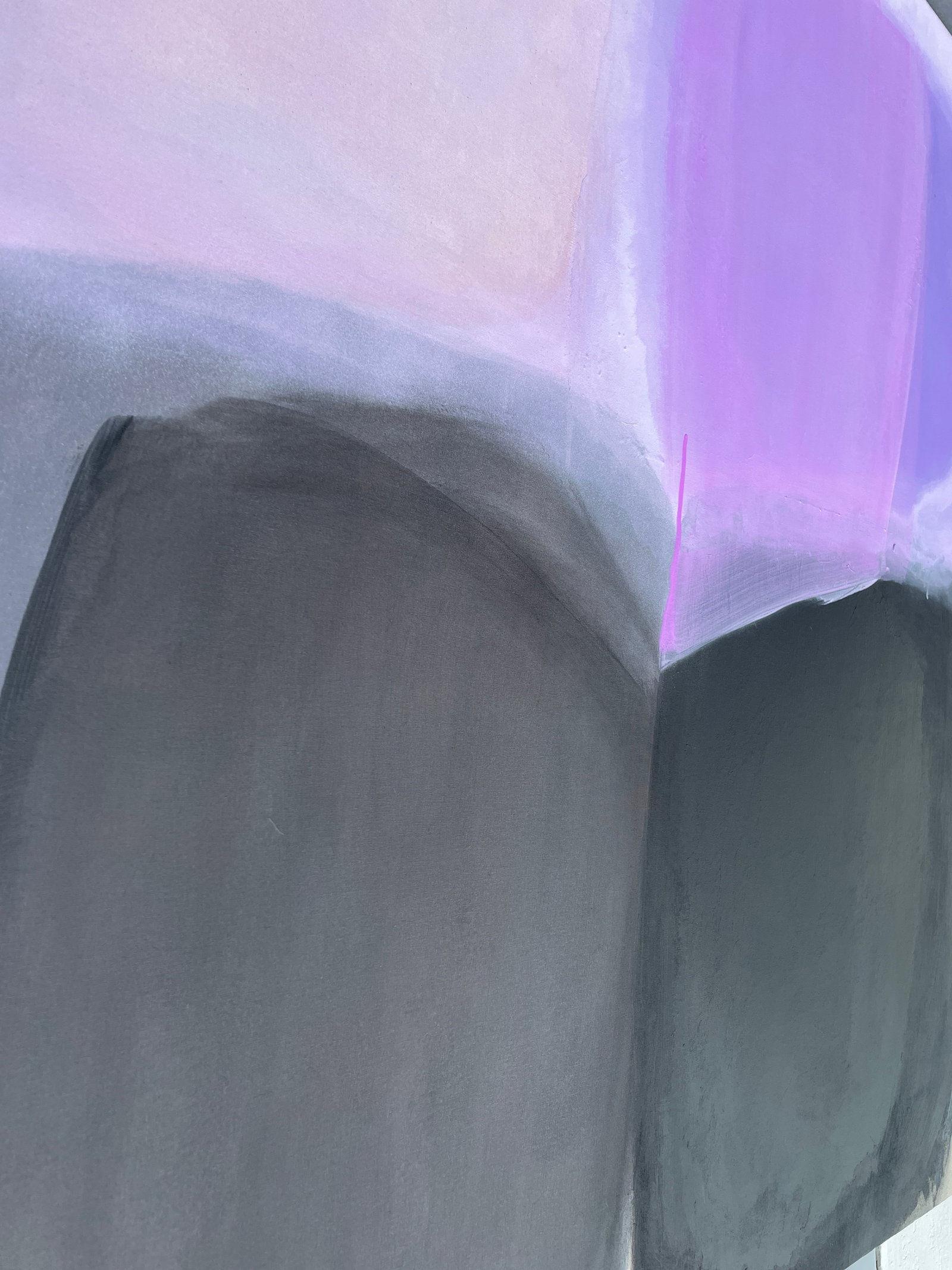 Lovefool (Wallflower Series) Lavender Colorfield Abstract Painting - 10