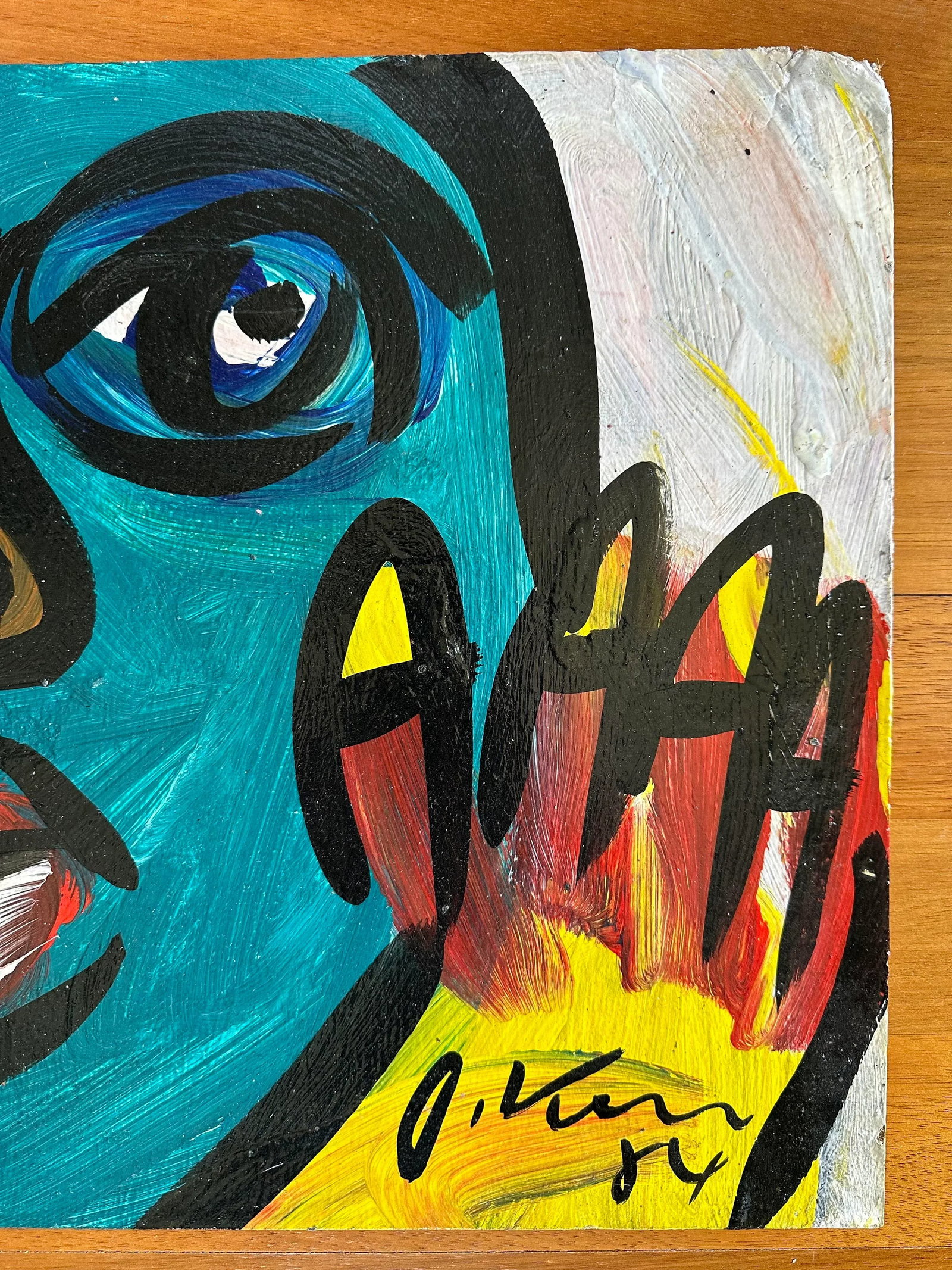 1984 Original Peter Keil Painting - 4