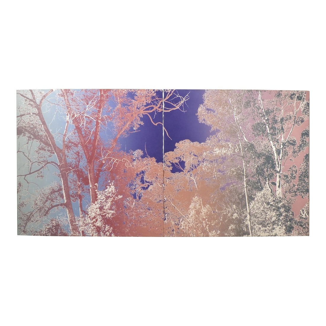 Paula Crane "Evening Prism I & Ii" Signed Diptych 2 Fine Art Etchings 1980s: Evening Prism I & II by Paula Crane Each Hand Signed, Titled and Numbered by the artist 2 Limited Edition Etchings (diptych) Hand signed by the artist Paper Size: 28-3/4" x 29-1/2 (each) Size Together