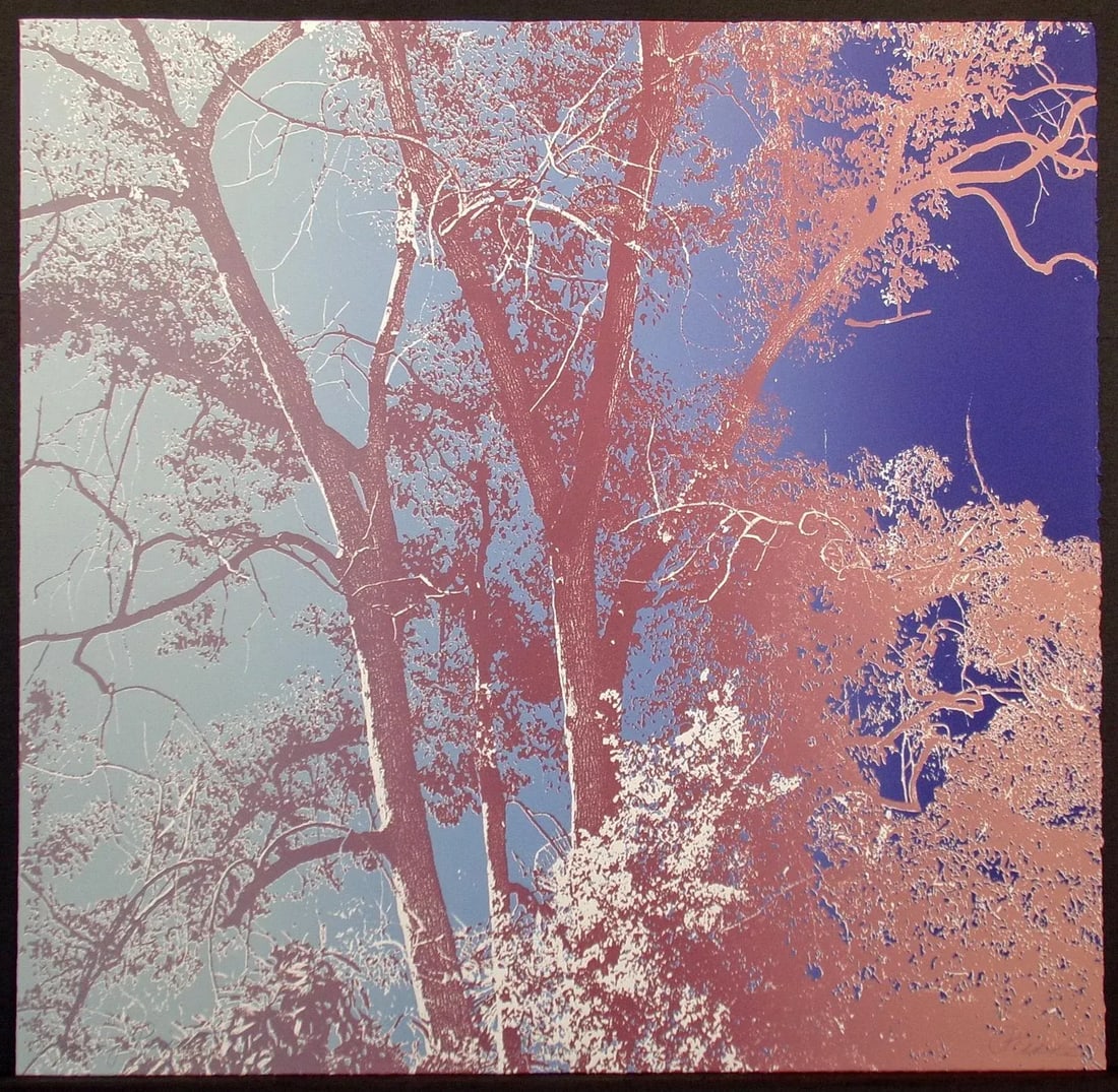 Paula Crane "Evening Prism I & Ii" Signed Diptych 2 Fine Art Etchings 1980s - 3