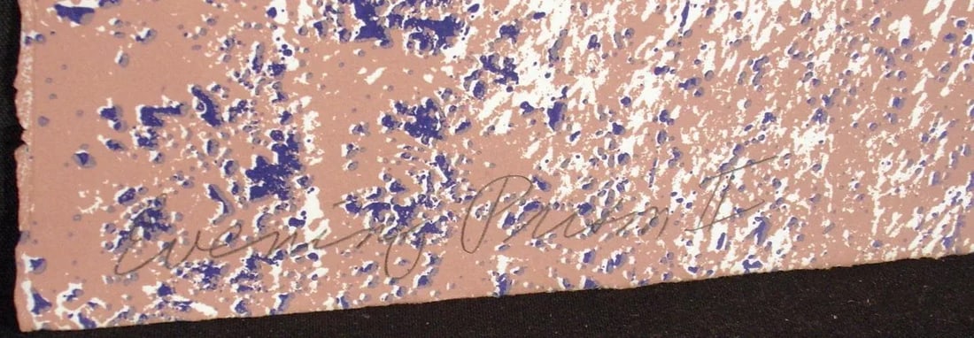 Paula Crane "Evening Prism I & Ii" Signed Diptych 2 Fine Art Etchings 1980s - 8