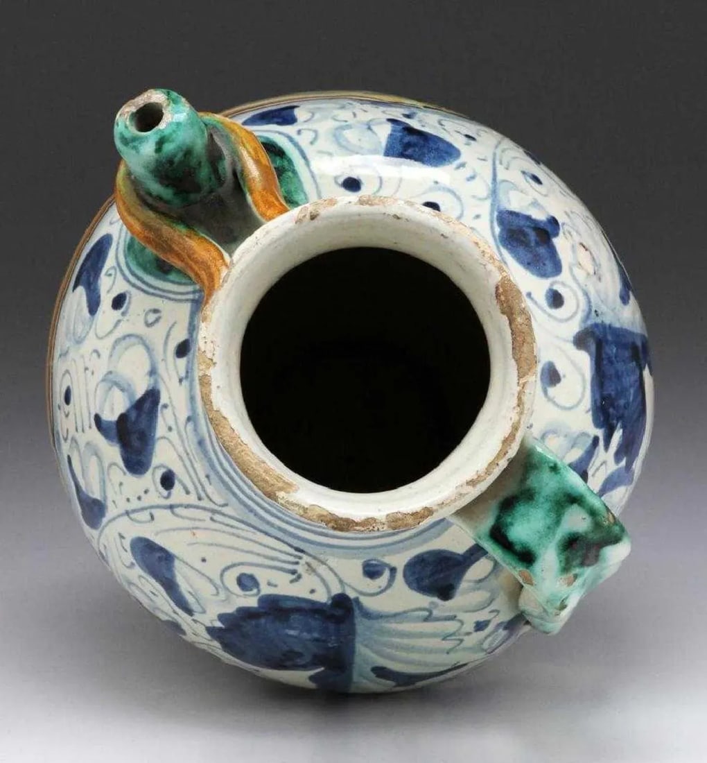 Italian 18th C. Majolica Wet Drug or Syrup Jar - 2