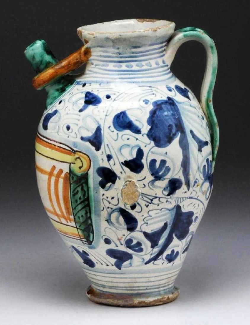 Italian 18th C. Majolica Wet Drug or Syrup Jar - 6