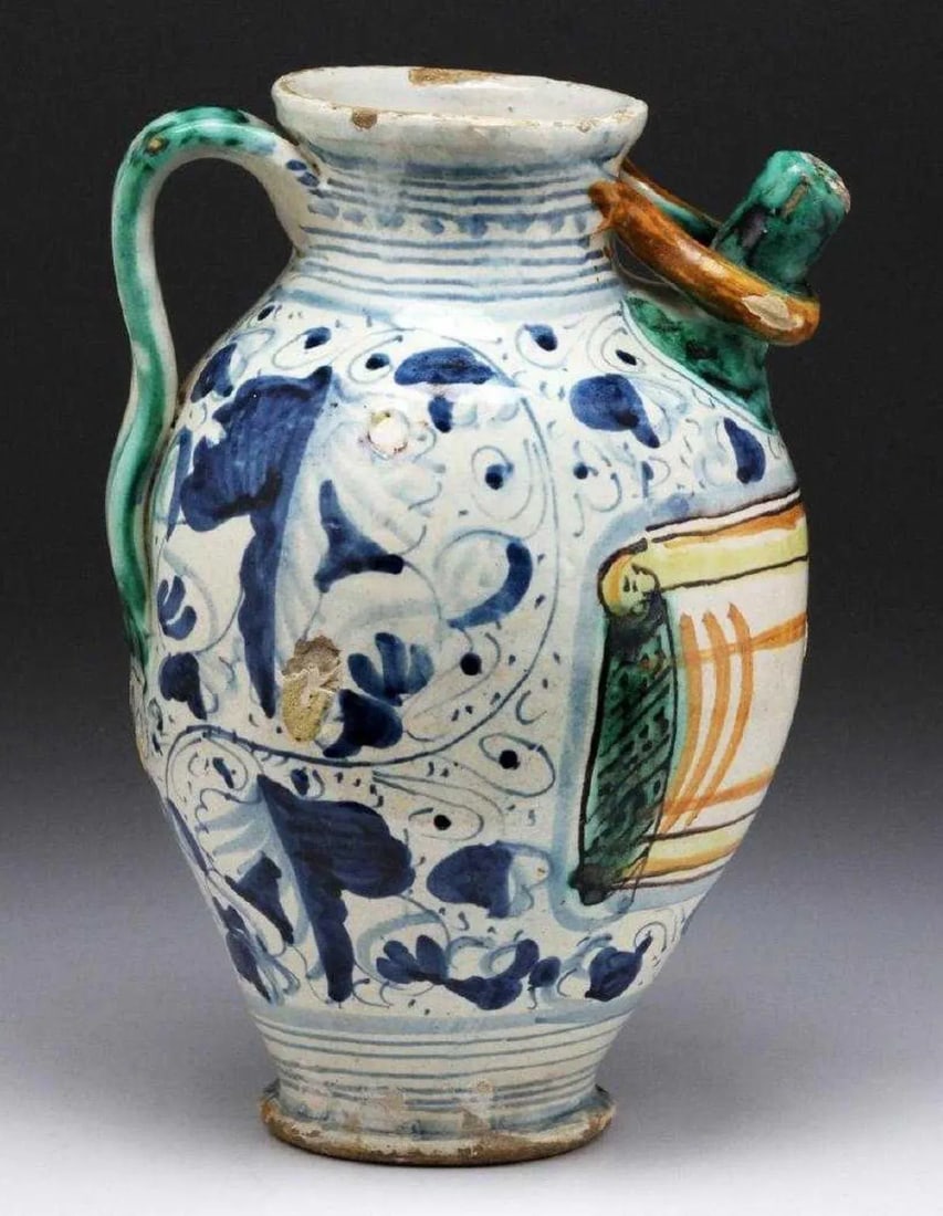 Italian 18th C. Majolica Wet Drug or Syrup Jar - 7