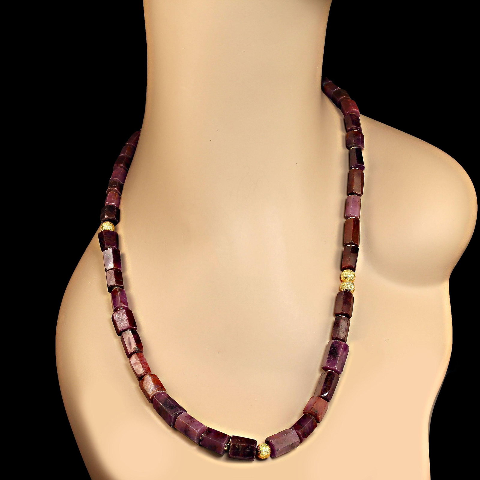 Exotic African Natural Ruby Necklace - 2