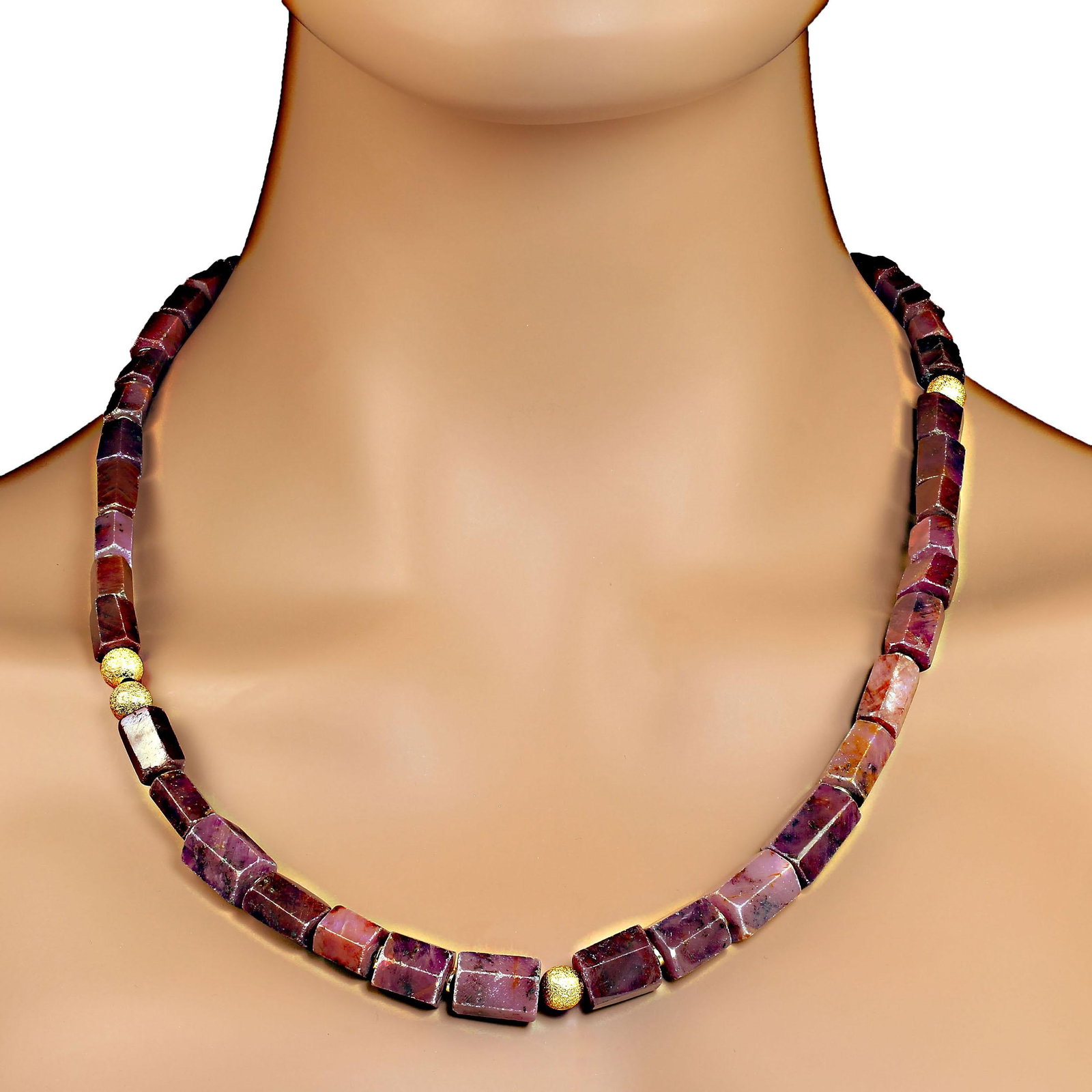 Exotic African Natural Ruby Necklace - 4