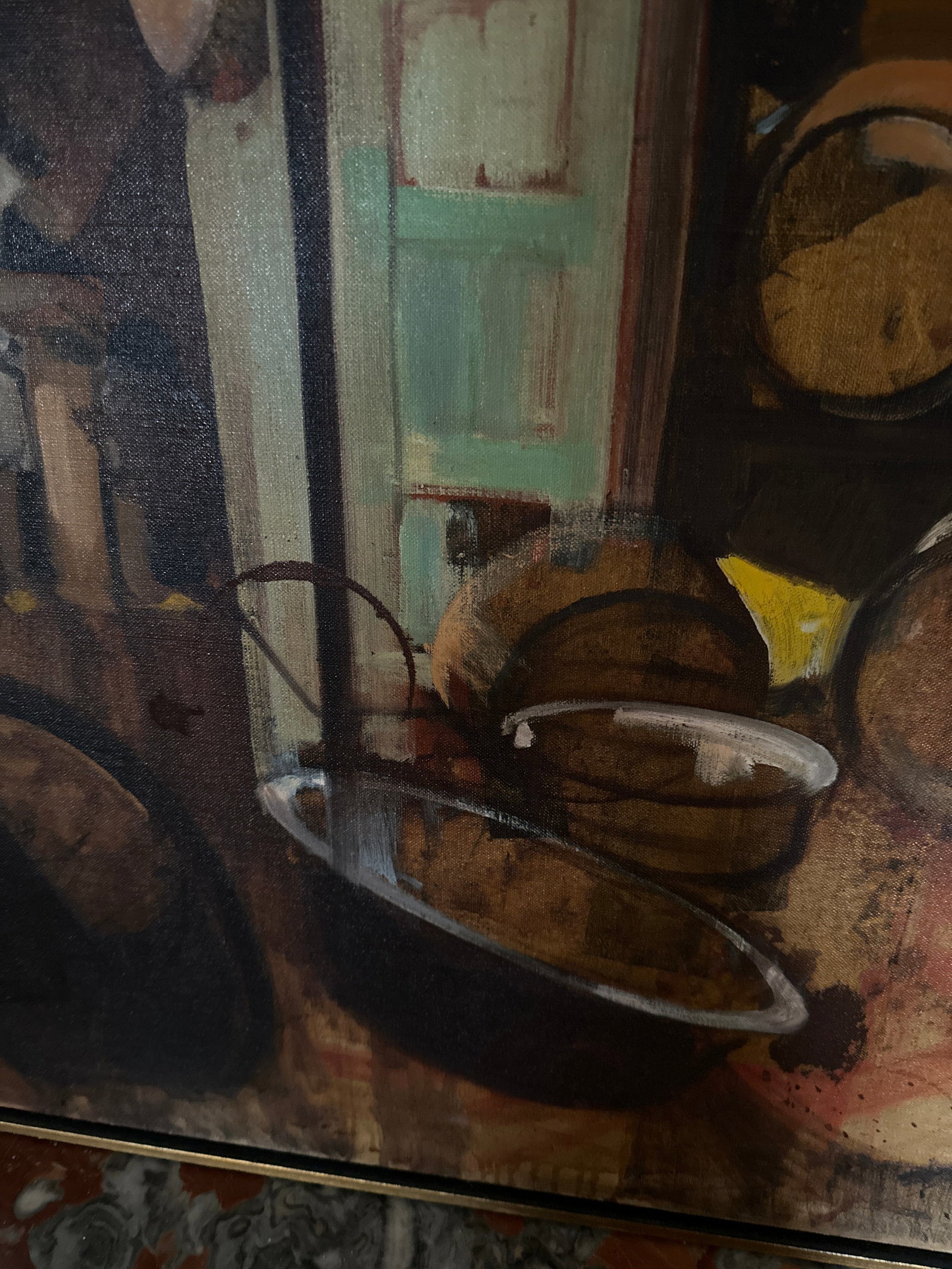 Glenna Putt Oil Painting 1970s Copper Souk Essaouira Morocco Fes, Marrakech, Moroccan Scene - 10