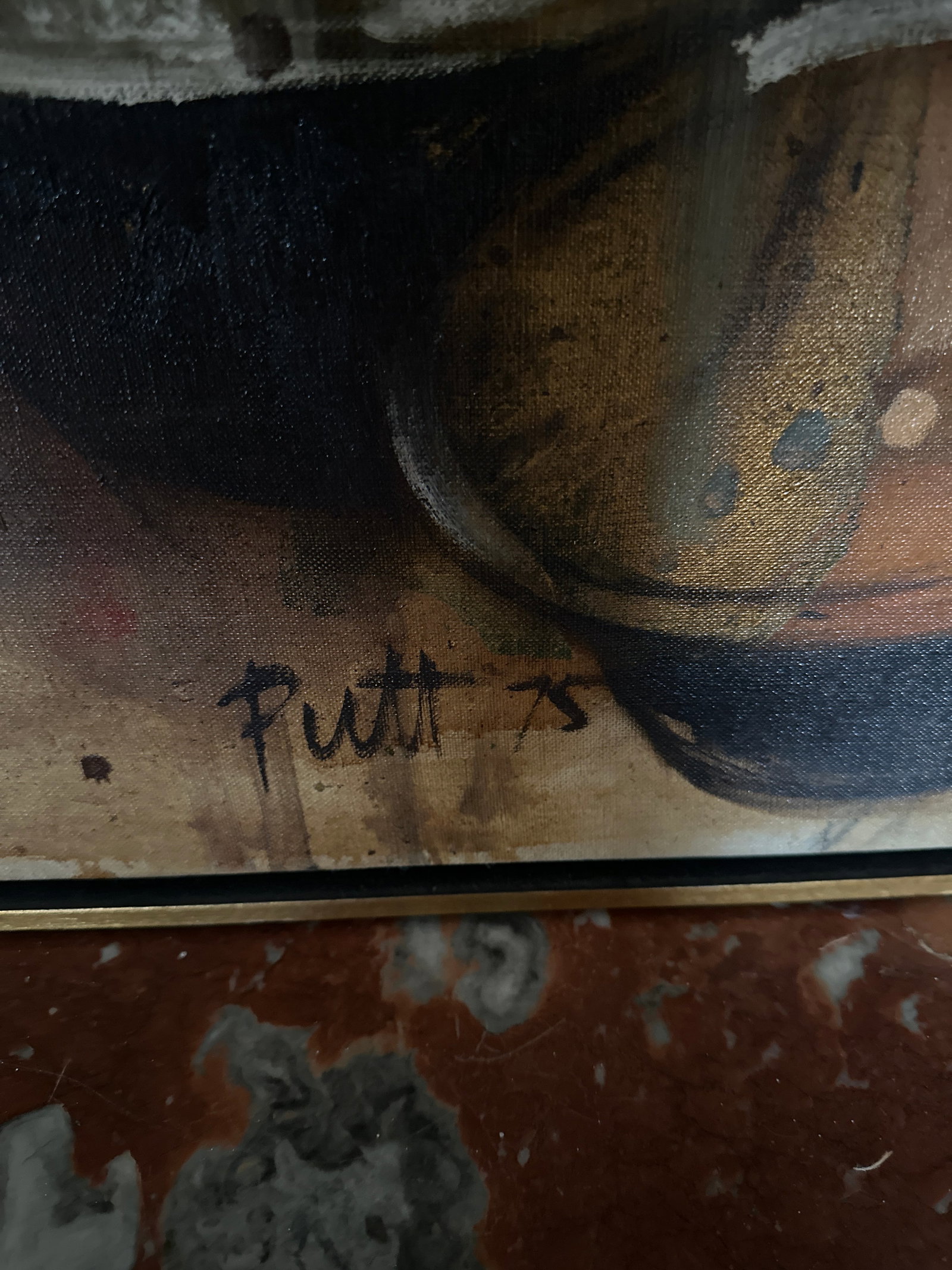 Glenna Putt Oil Painting 1970s Copper Souk Essaouira Morocco Fes, Marrakech, Moroccan Scene - 7