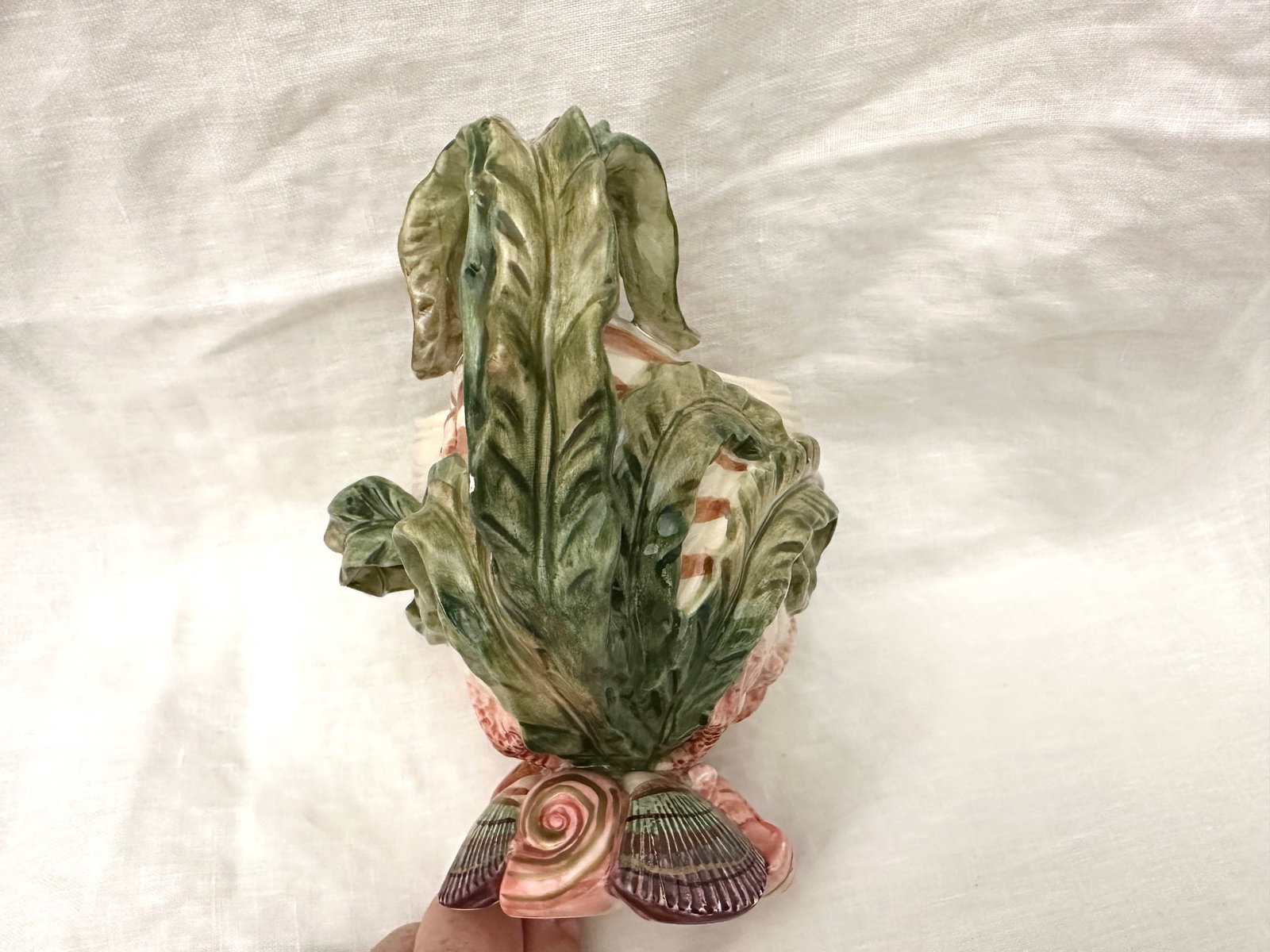 Fitz & Floyd Oceana Multicolor Shell Pitcher - 5