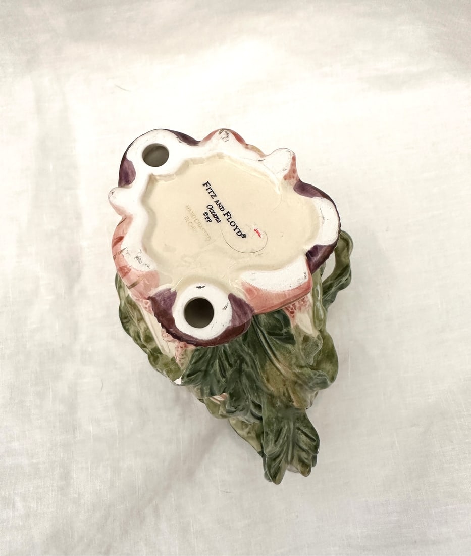 Fitz & Floyd Oceana Multicolor Shell Pitcher - 6