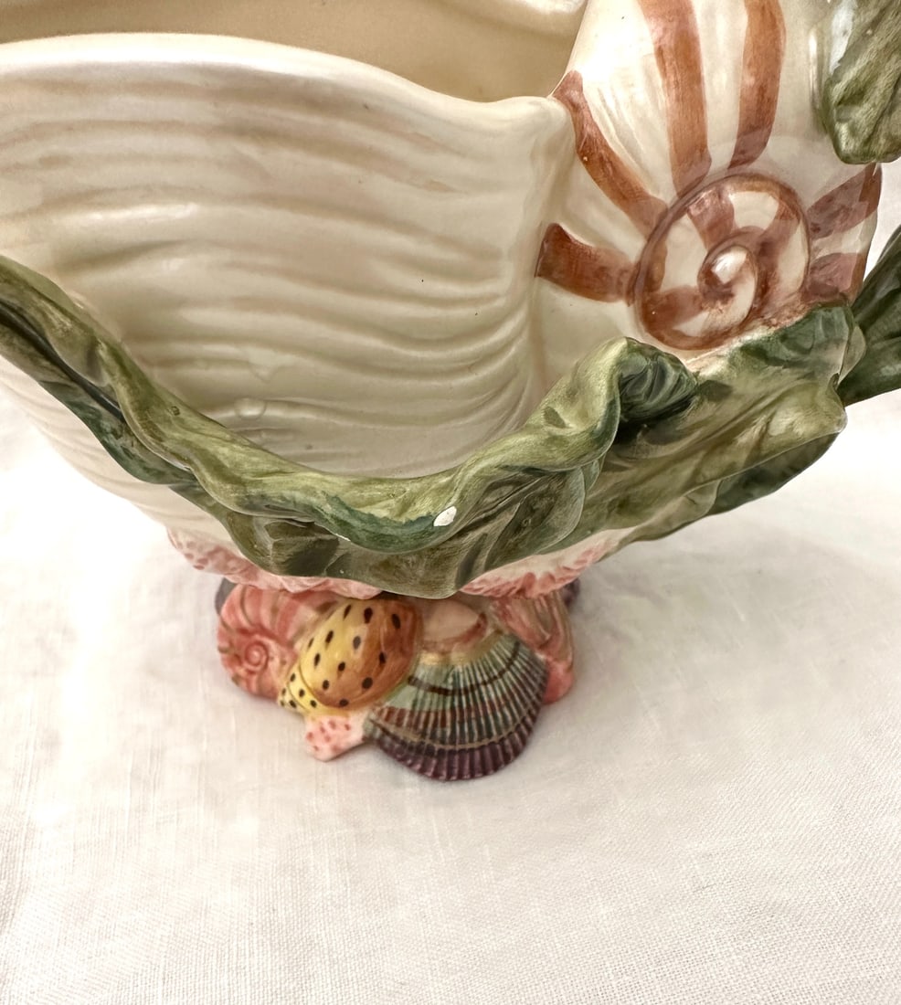Fitz & Floyd Oceana Multicolor Shell Pitcher - 8