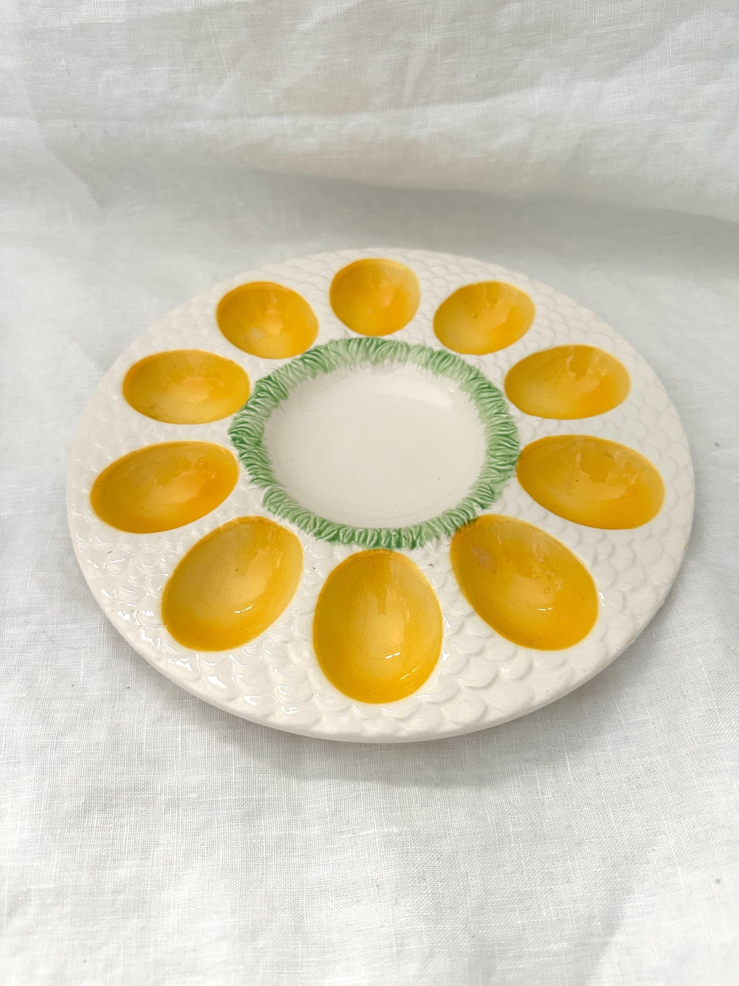 Vintage Deviled Egg Serving Dish - 2