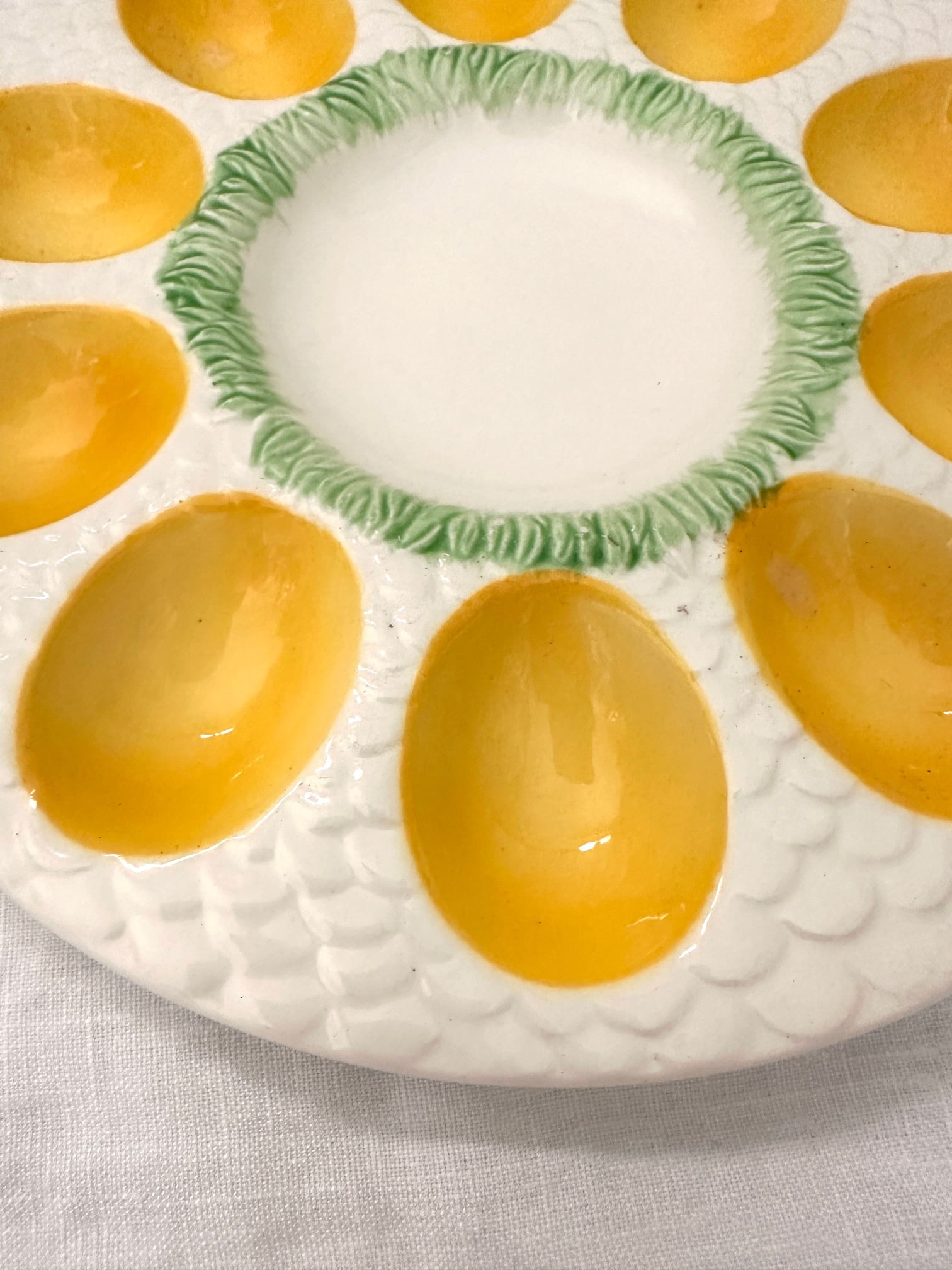 Vintage Deviled Egg Serving Dish - 3