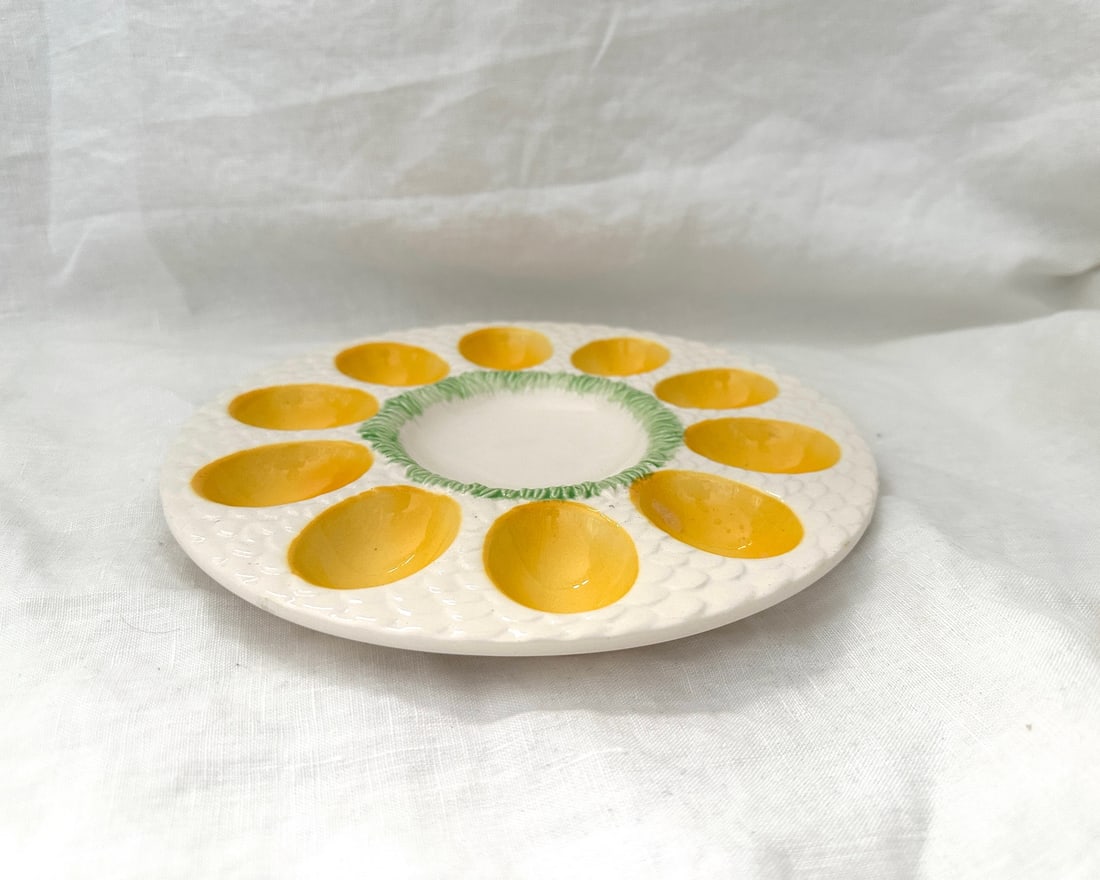 Vintage Deviled Egg Serving Dish - 4