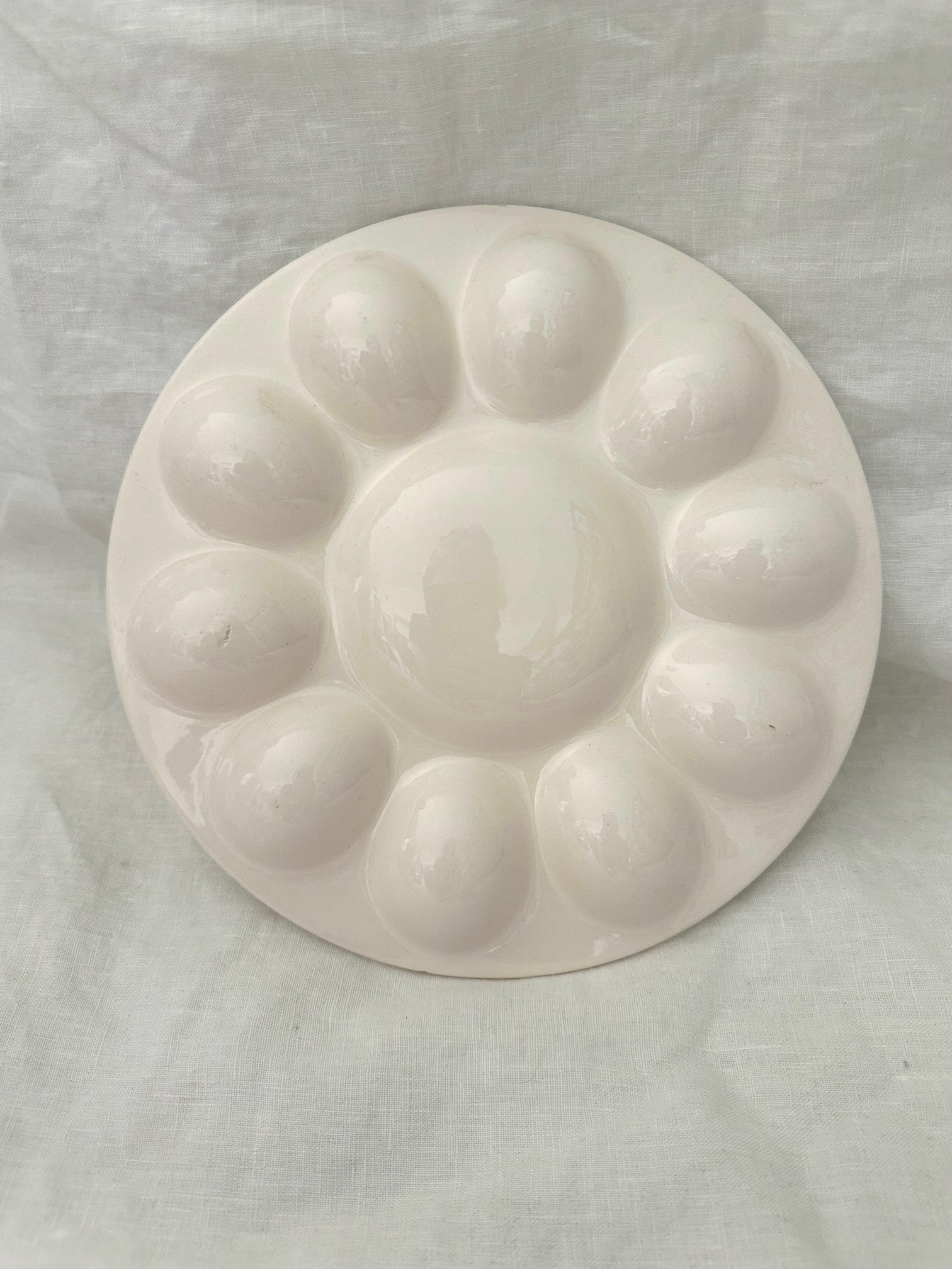 Vintage Deviled Egg Serving Dish - 5