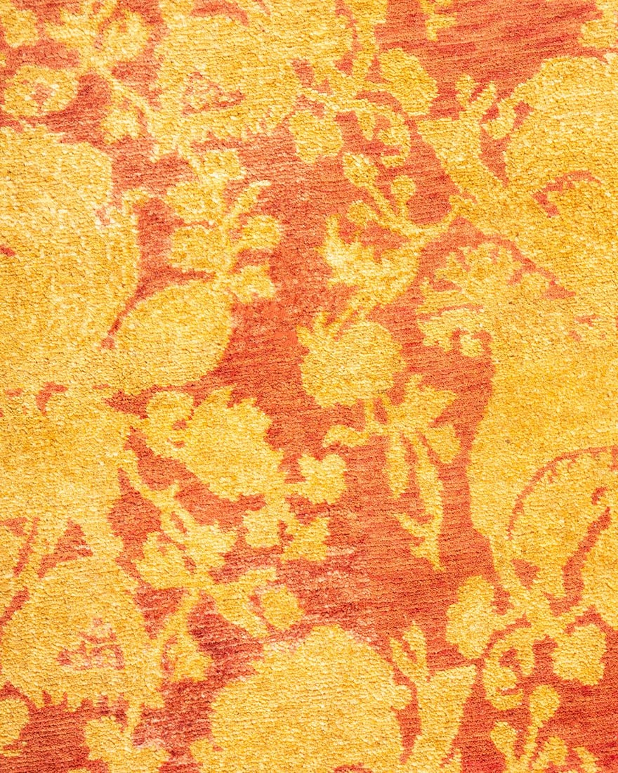 Mogul, One-of-a-Kind Hand-Knotted Area Rug - Pink, 4' 3" x 6' 1" - 3