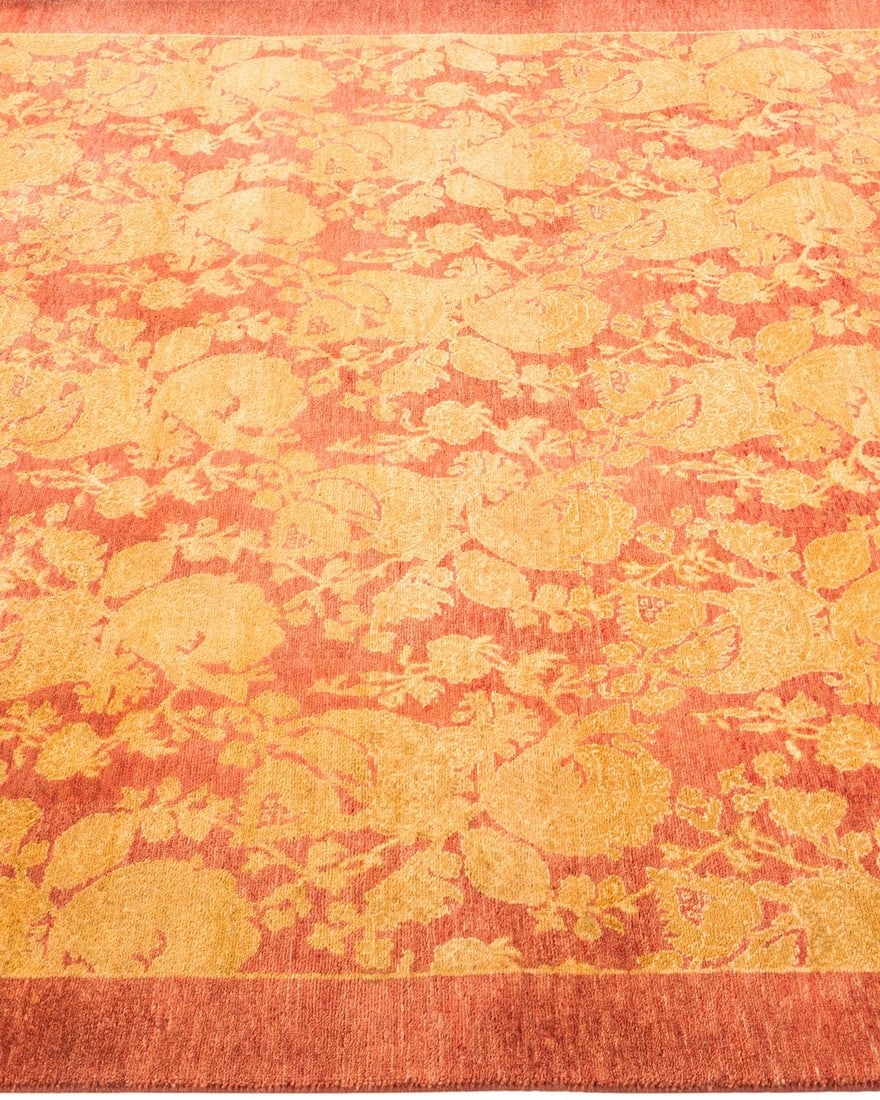 Mogul, One-of-a-Kind Hand-Knotted Area Rug - Pink, 4' 3" x 6' 1" - 4