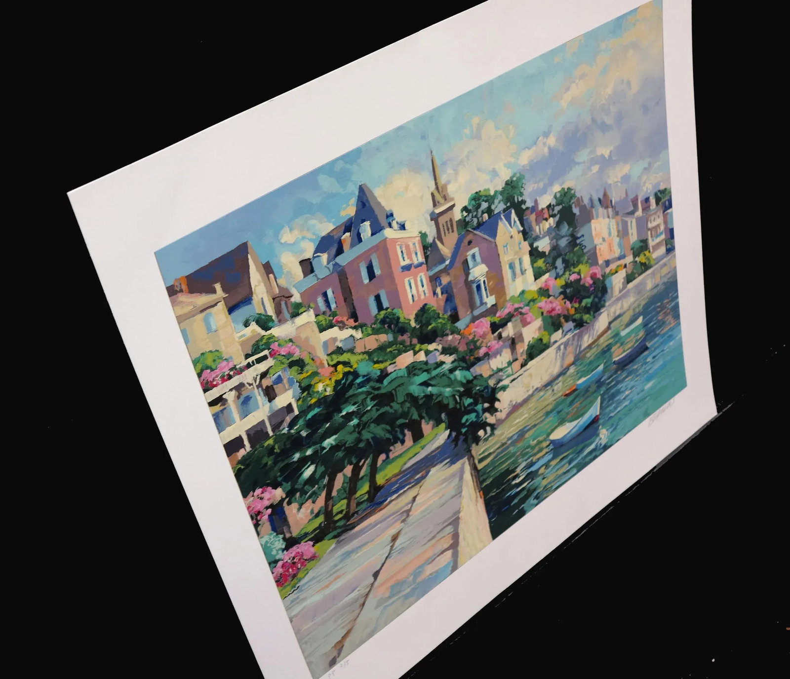 1992 Howard Behrens "Brittny" France Sn Ltd Serigraph on Paper Fine Art - 3