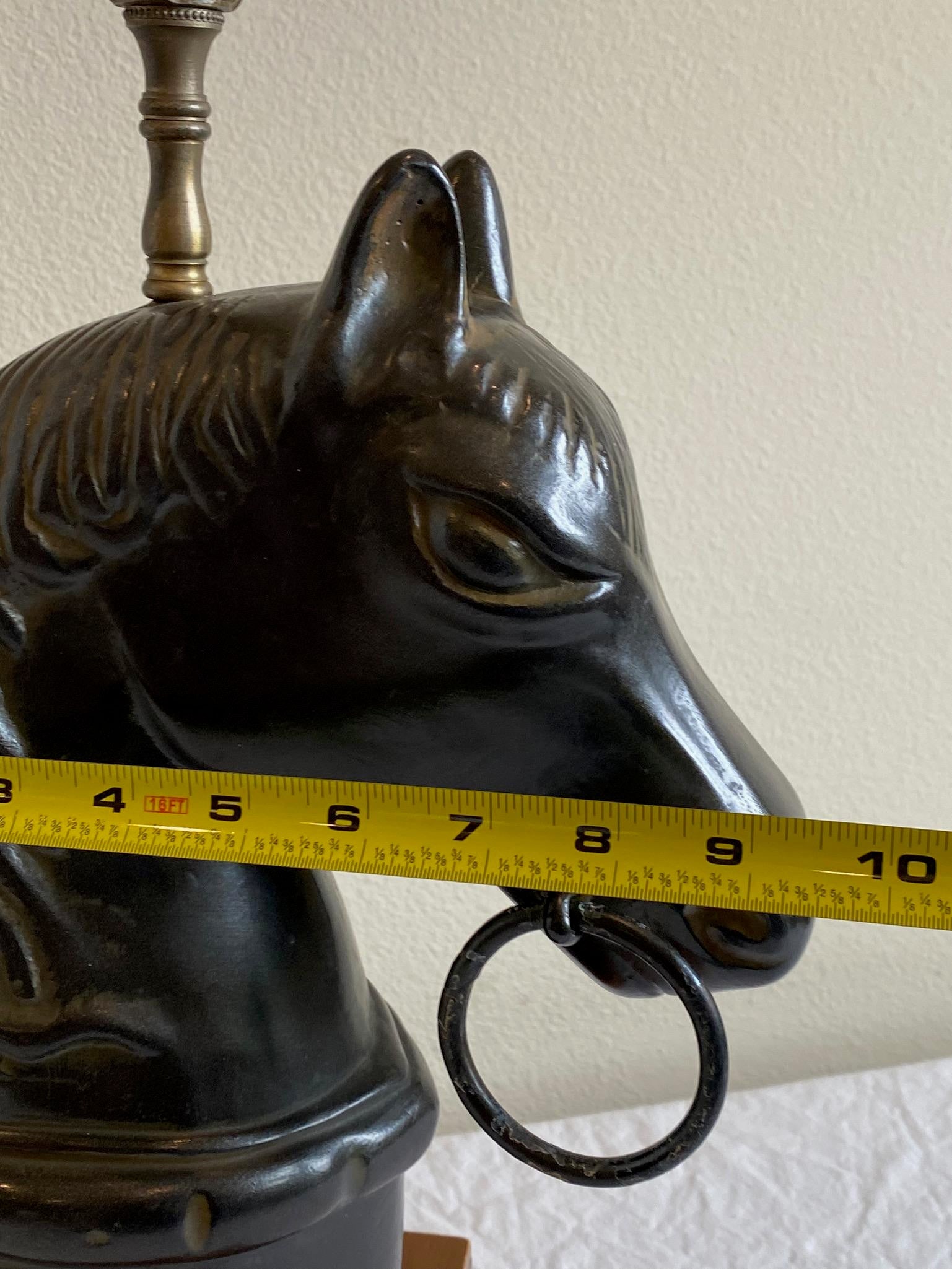 Vintage Horse Head Table Lamp - 10