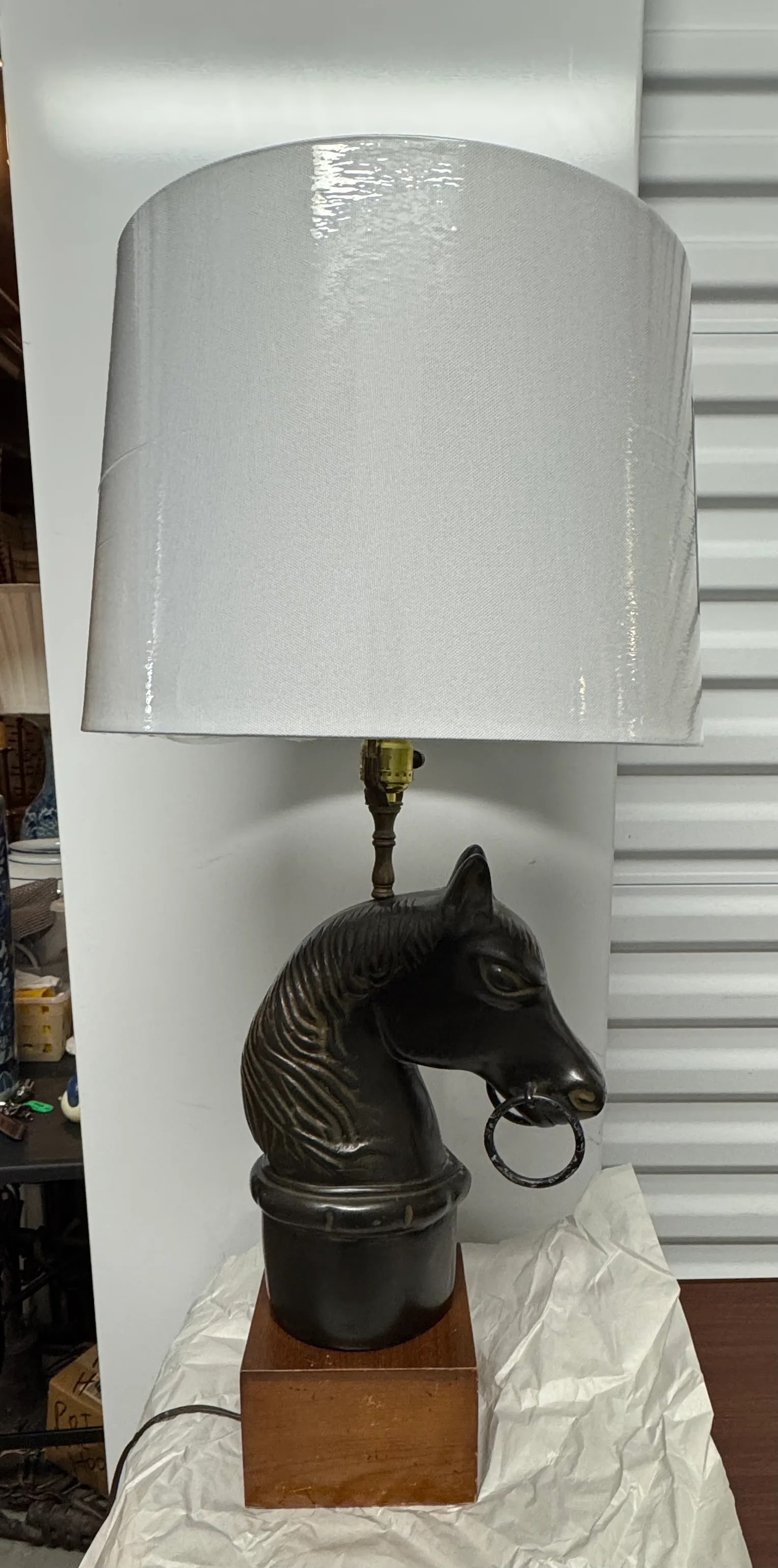 Vintage Horse Head Table Lamp - 2