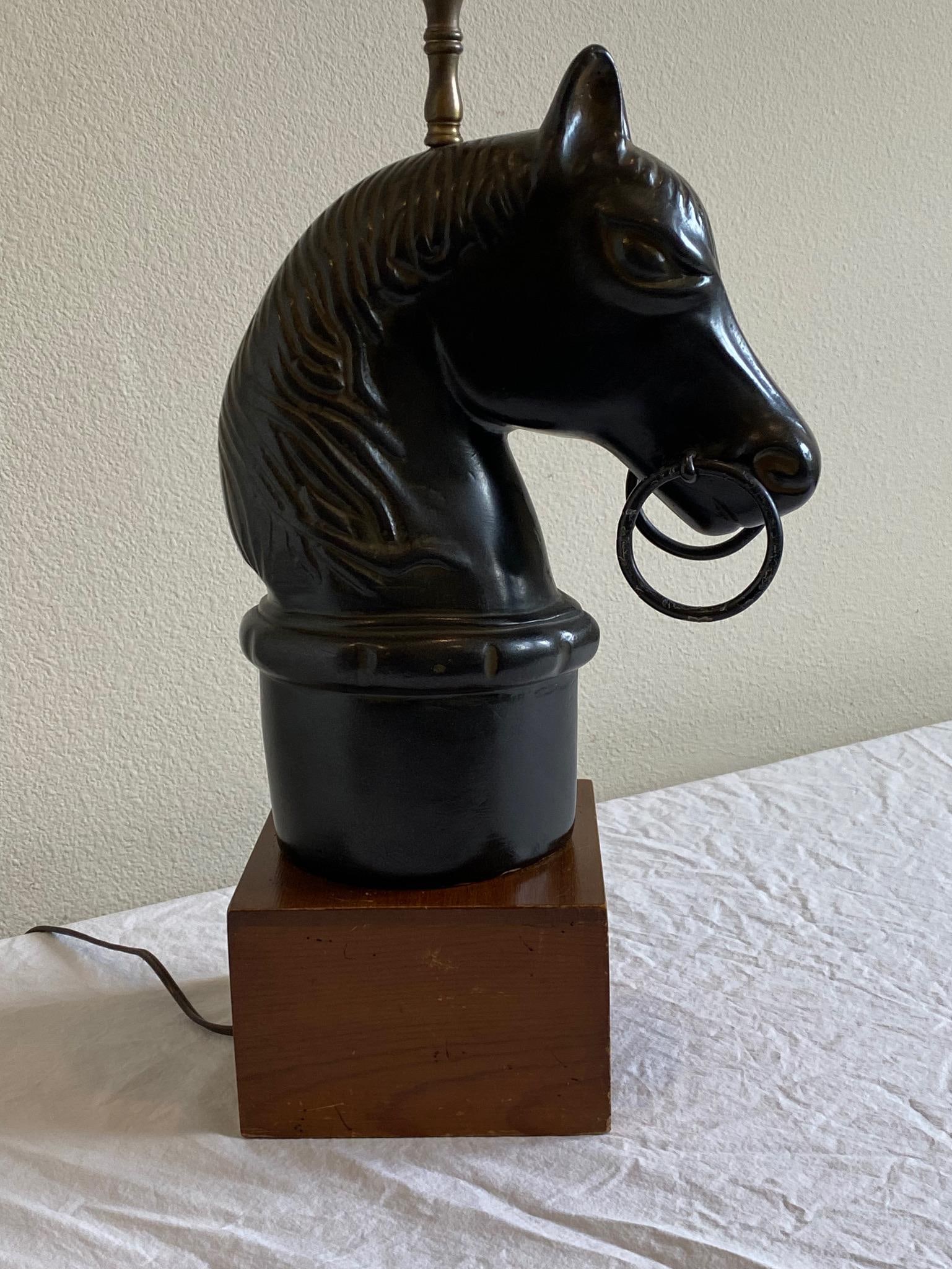 Vintage Horse Head Table Lamp - 5