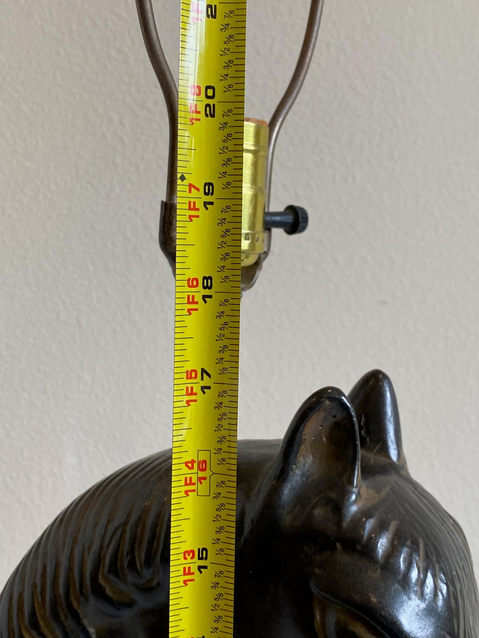 Vintage Horse Head Table Lamp - 8