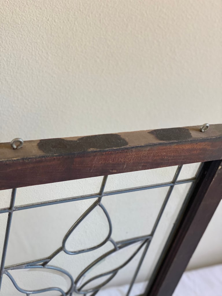 Early 20th Century Rustic Leaded Glass Window - 2