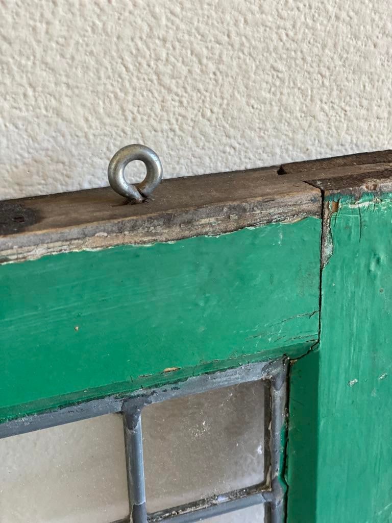 Early 20th Century Rustic Leaded Glass Window - 3