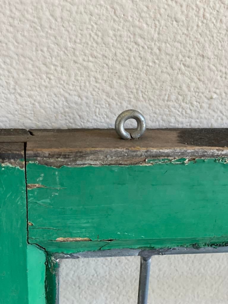 Early 20th Century Rustic Leaded Glass Window - 4