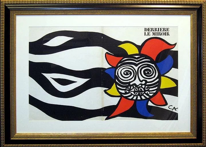 Pop Art Alexander Calder, Derriere Le Miroir 156 Cover Original Lithograph - 3
