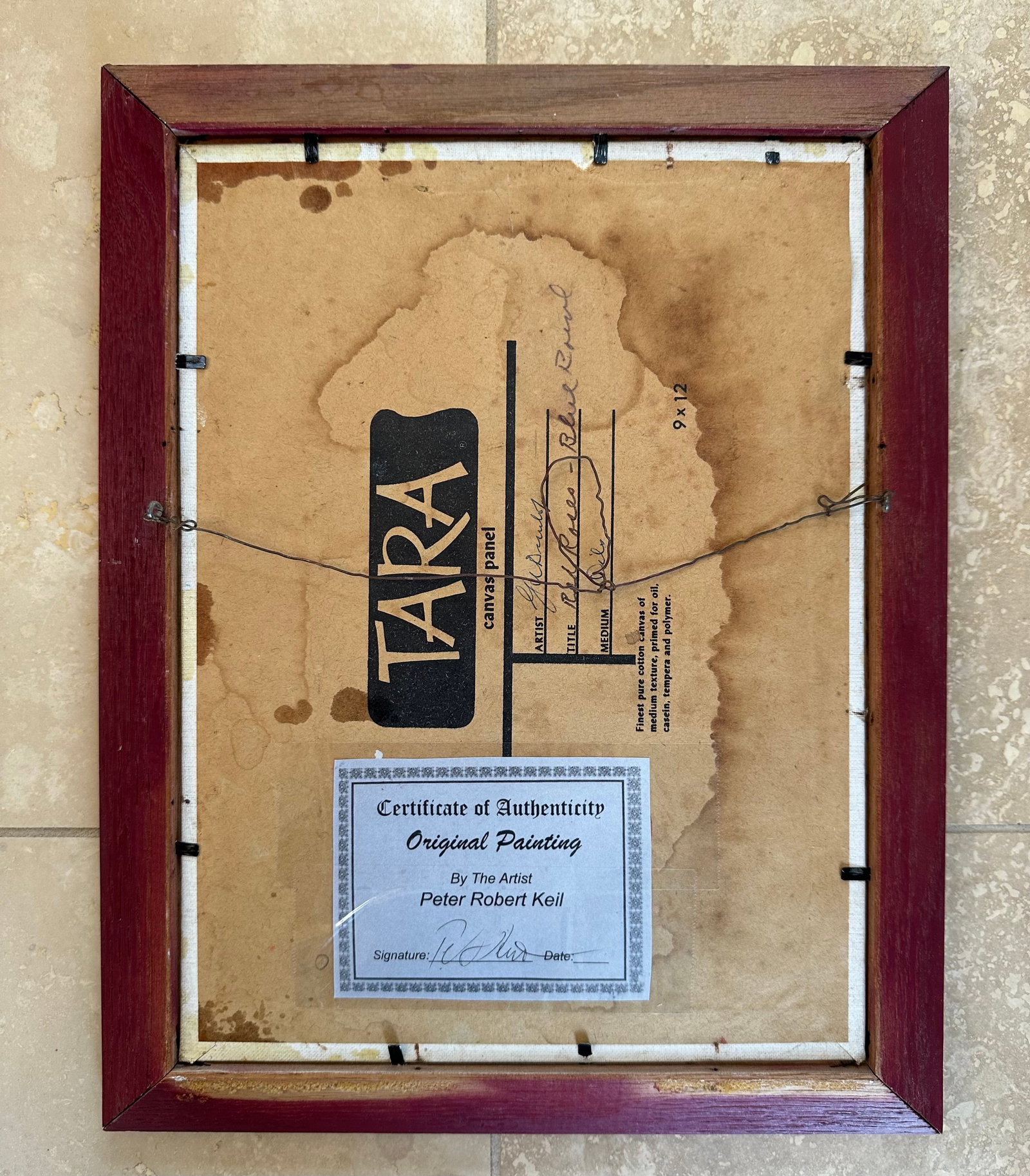 Original Peter Keil Painting Framed - 5