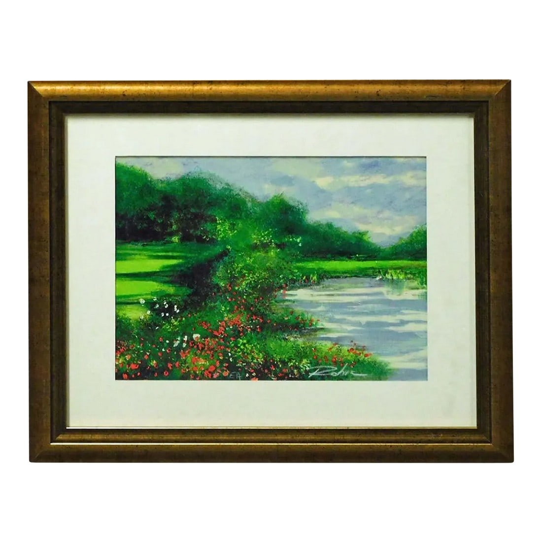 Raphael Robic Untitled Tree Framed Hand Signed Limited Edition Lithograph Art: Untitled Original Limited Edition Lithograph by Raphael Robic Hand Singed and Numbered by the Artist Frame Size: 17" x 20" Image Size: 10" x 12.5" Edition Number: EA 100 percent guarantee of authentic