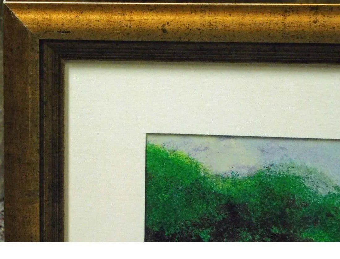 Raphael Robic Untitled Tree Framed Hand Signed Limited Edition Lithograph Art - 3