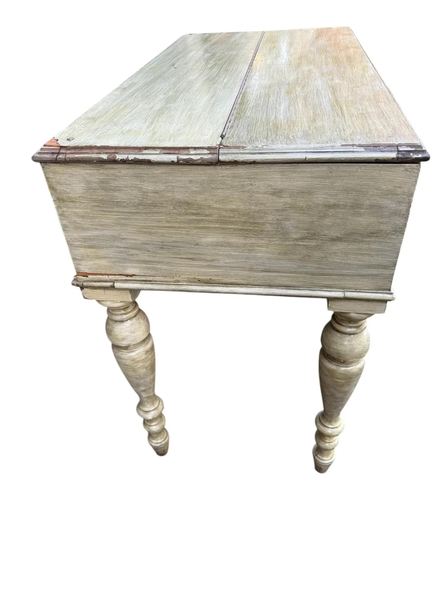 Hekman Green Painted Spinet Writer's Desk - 6