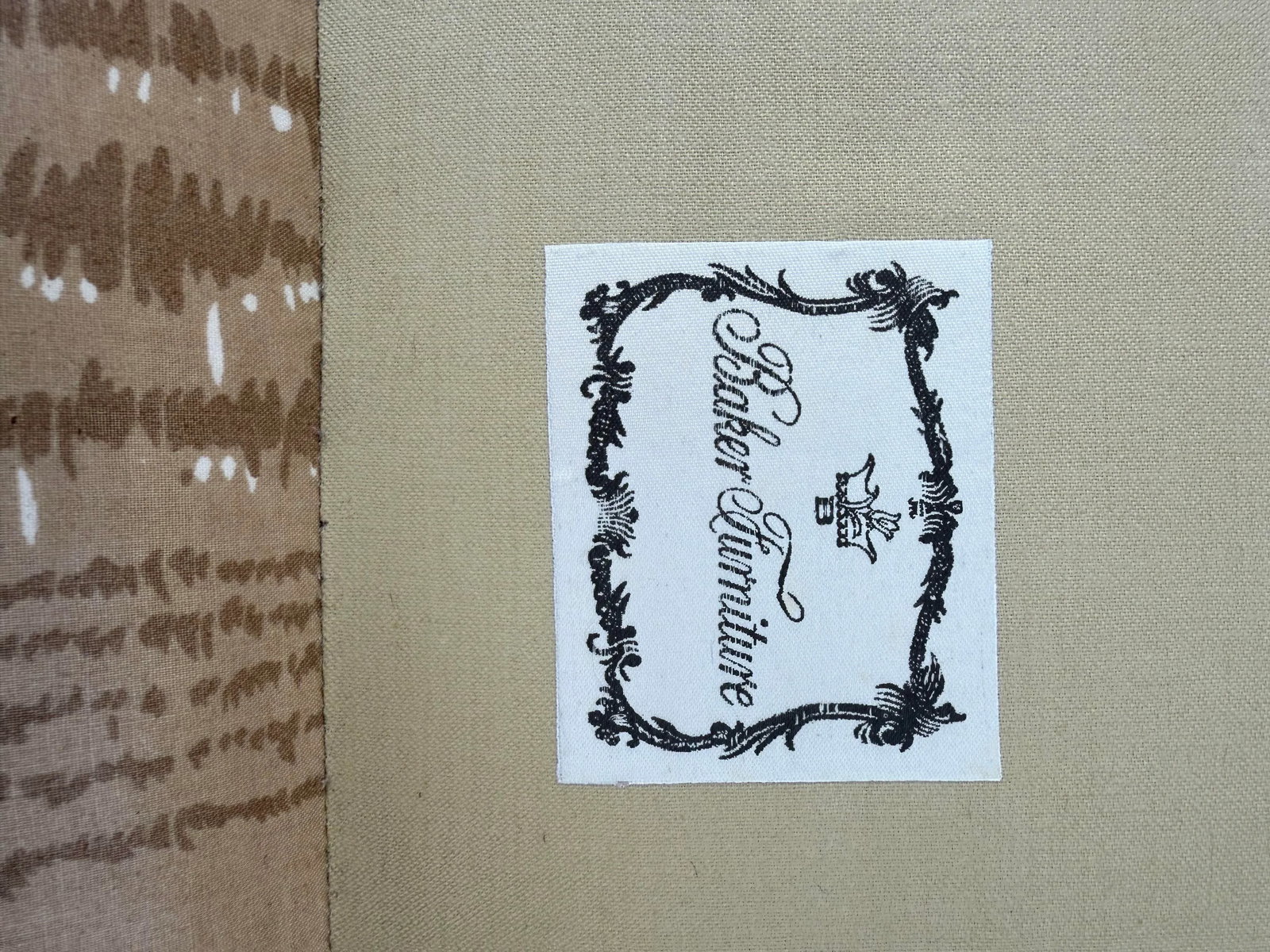 Baker Floral Rolled Arm Sofa - 10