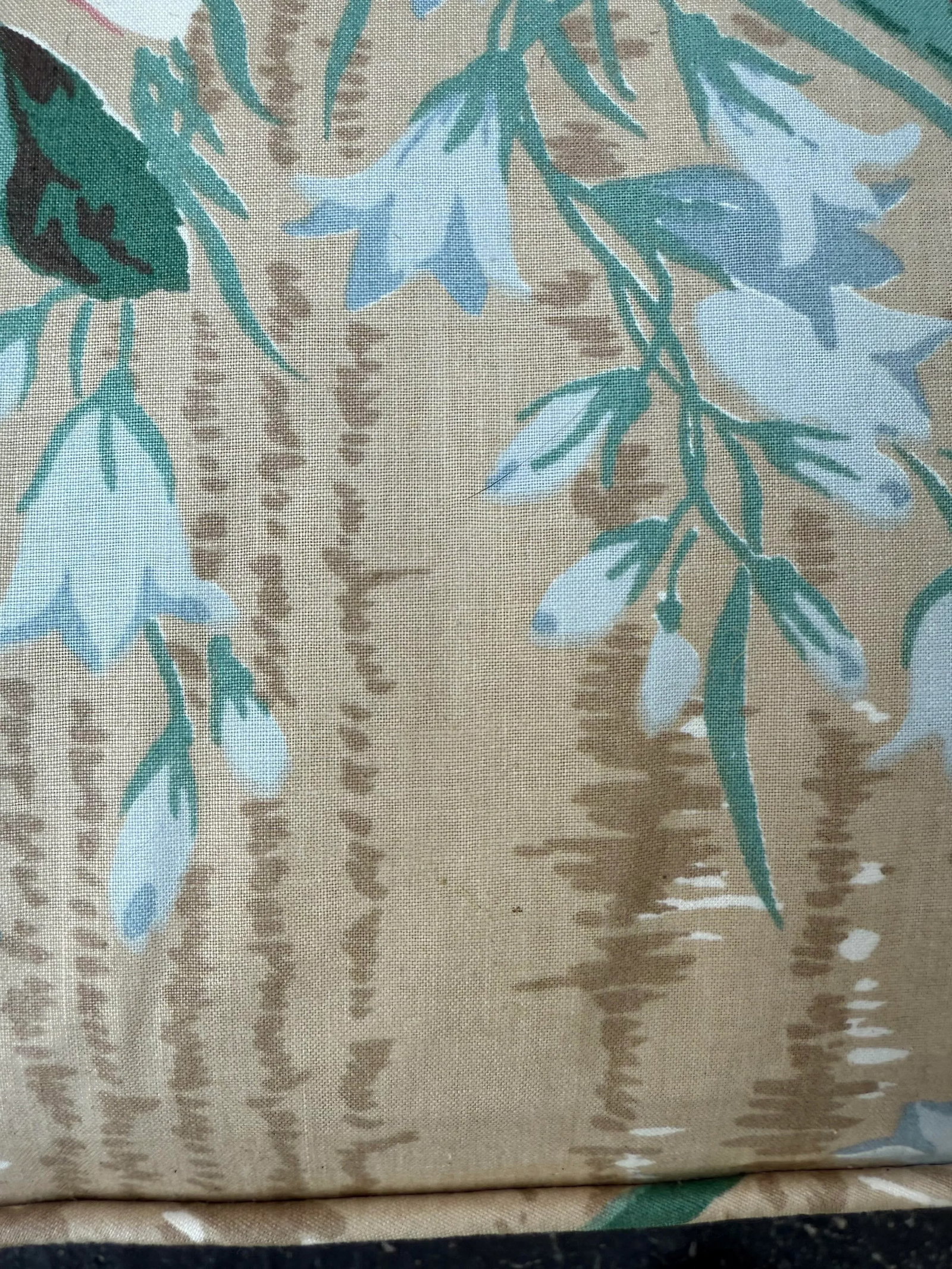 Baker Floral Rolled Arm Sofa - 9