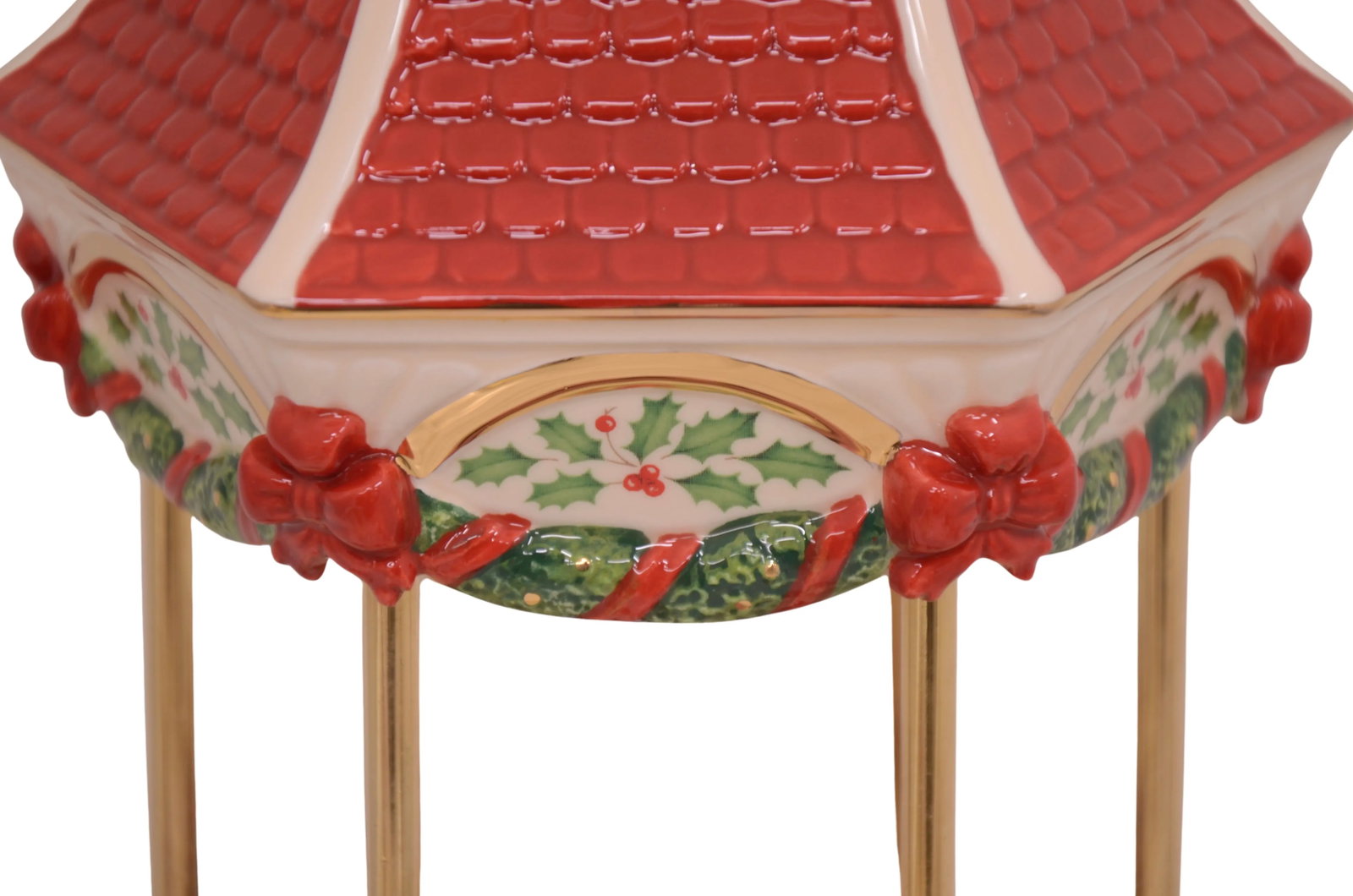 Musical Lennox Holiday Gazebo Centerpiece - 5