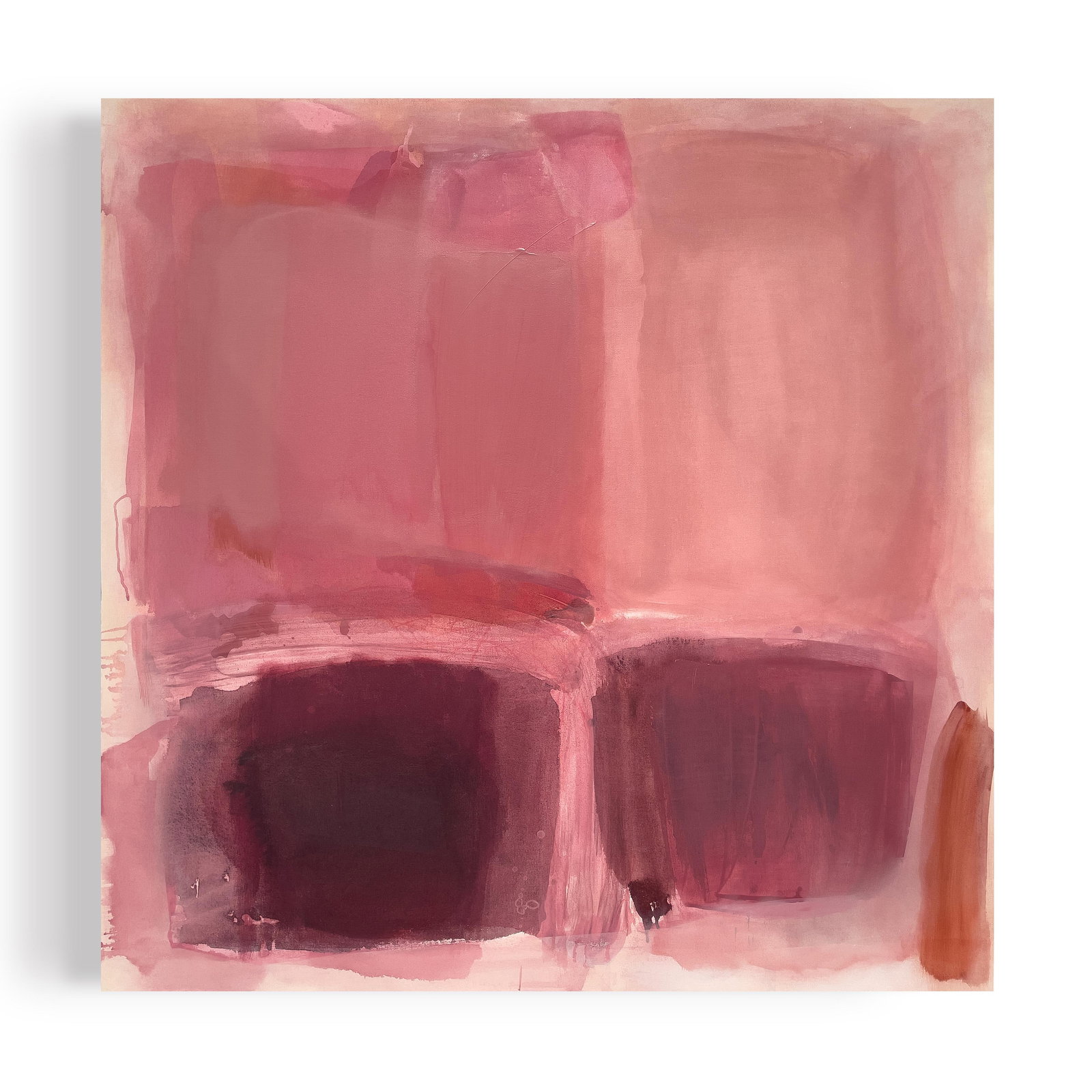 Madame (Wallflower Series) Original Color Field Painting - 2