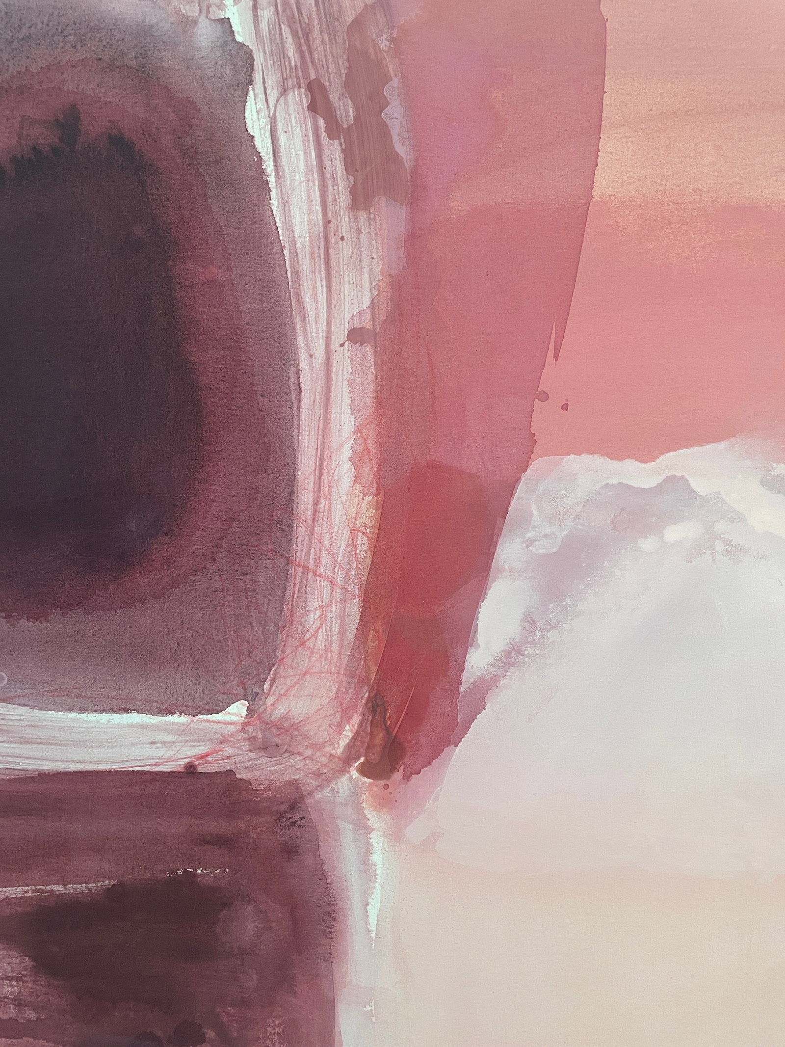 Madame (Wallflower Series) Original Color Field Painting - 5