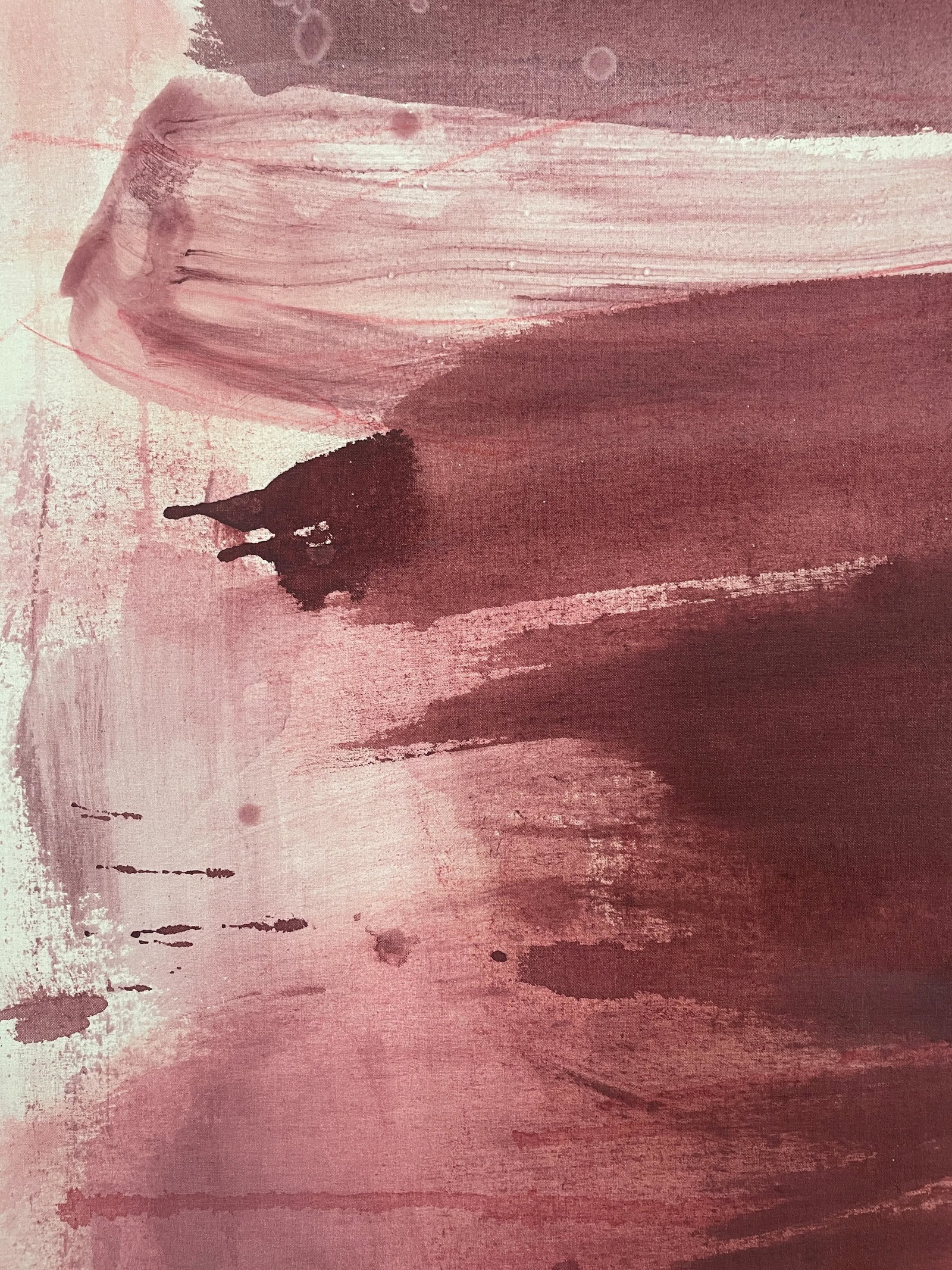 Madame (Wallflower Series) Original Color Field Painting - 6