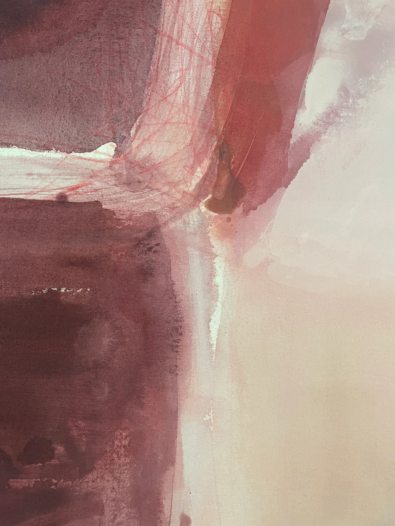 Madame (Wallflower Series) Original Color Field Painting - 8