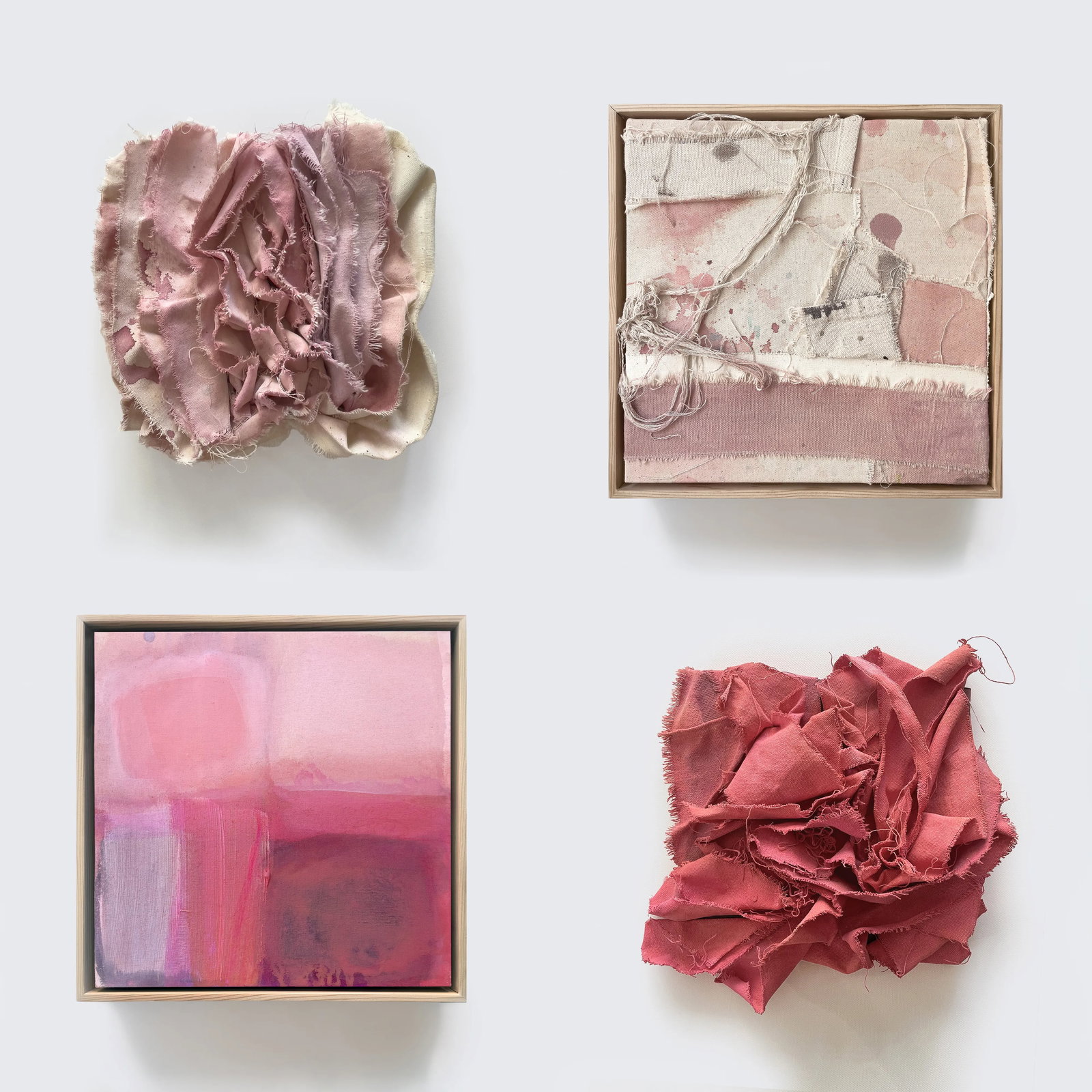 Vestiges 04 Patched Dropcloth Assemblage Artwork - 3