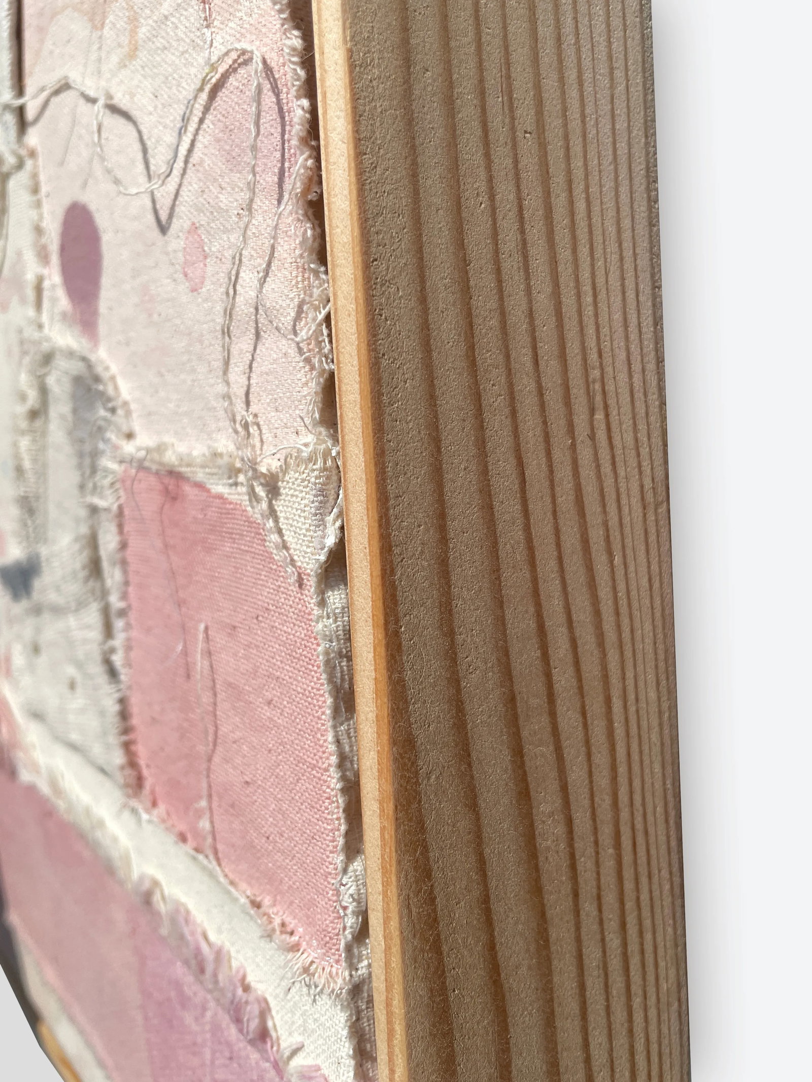 Vestiges 04 Patched Dropcloth Assemblage Artwork - 8