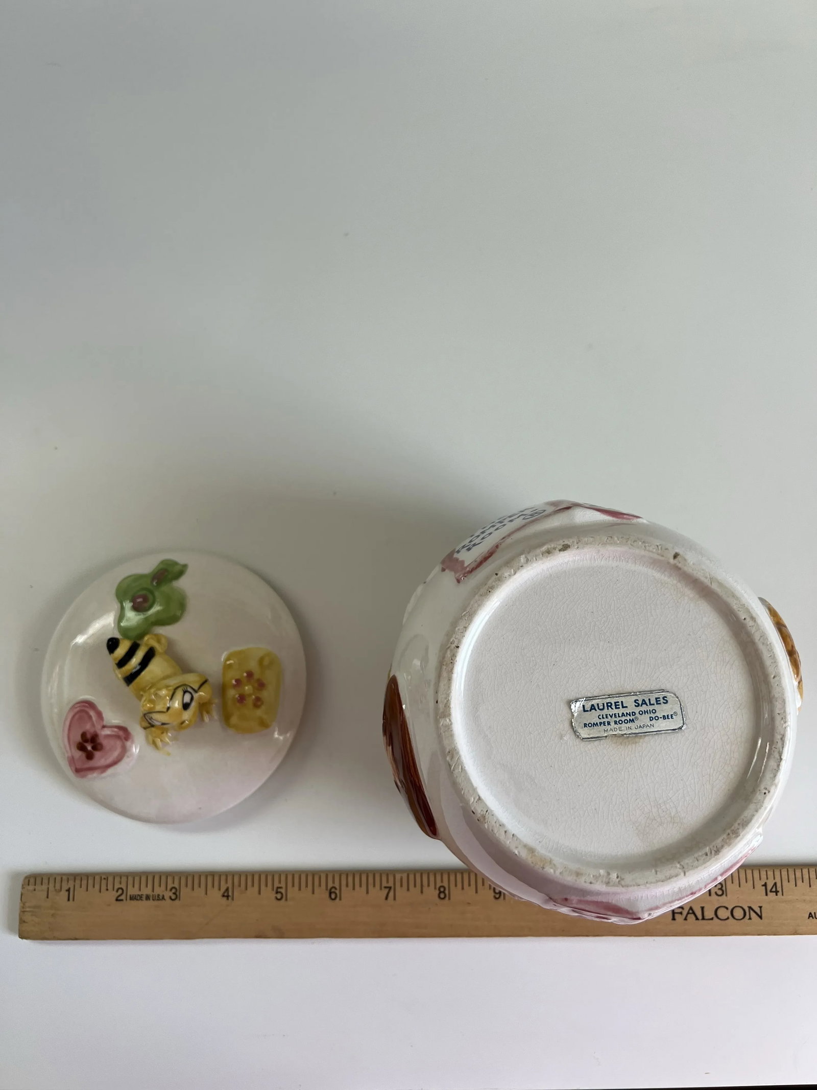 Rare 1950s Romper Room Do Bee Cookie Jar - 10