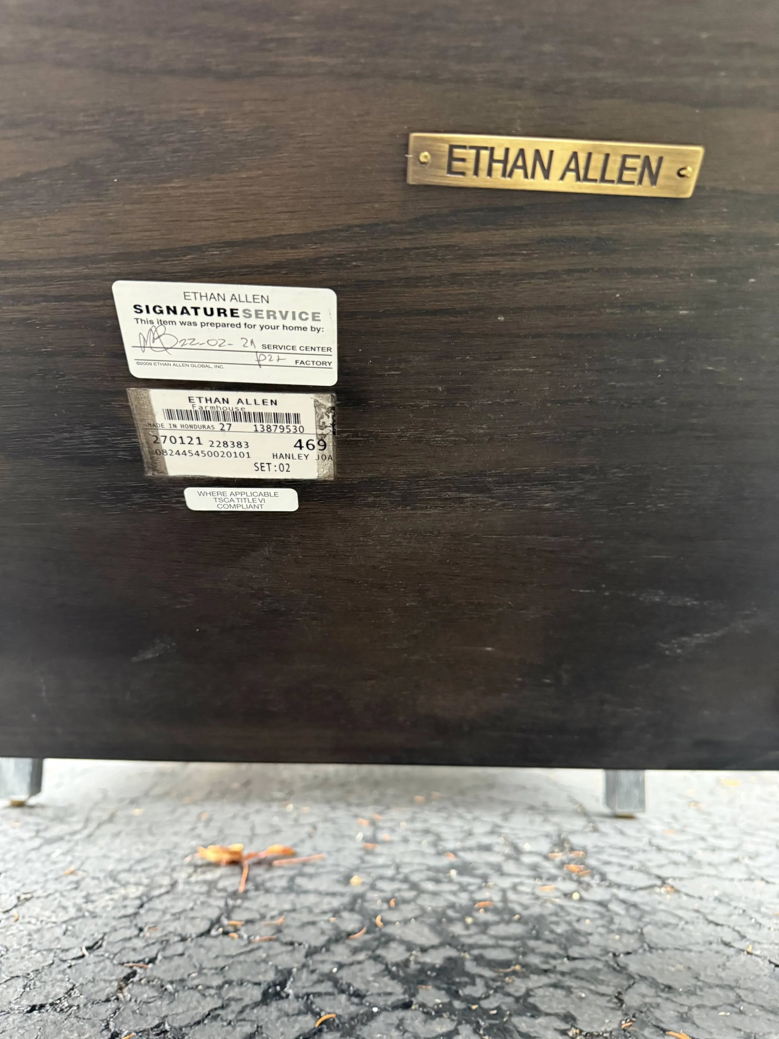 Ethan Allen Lyons End Table - Set of 2 - 11