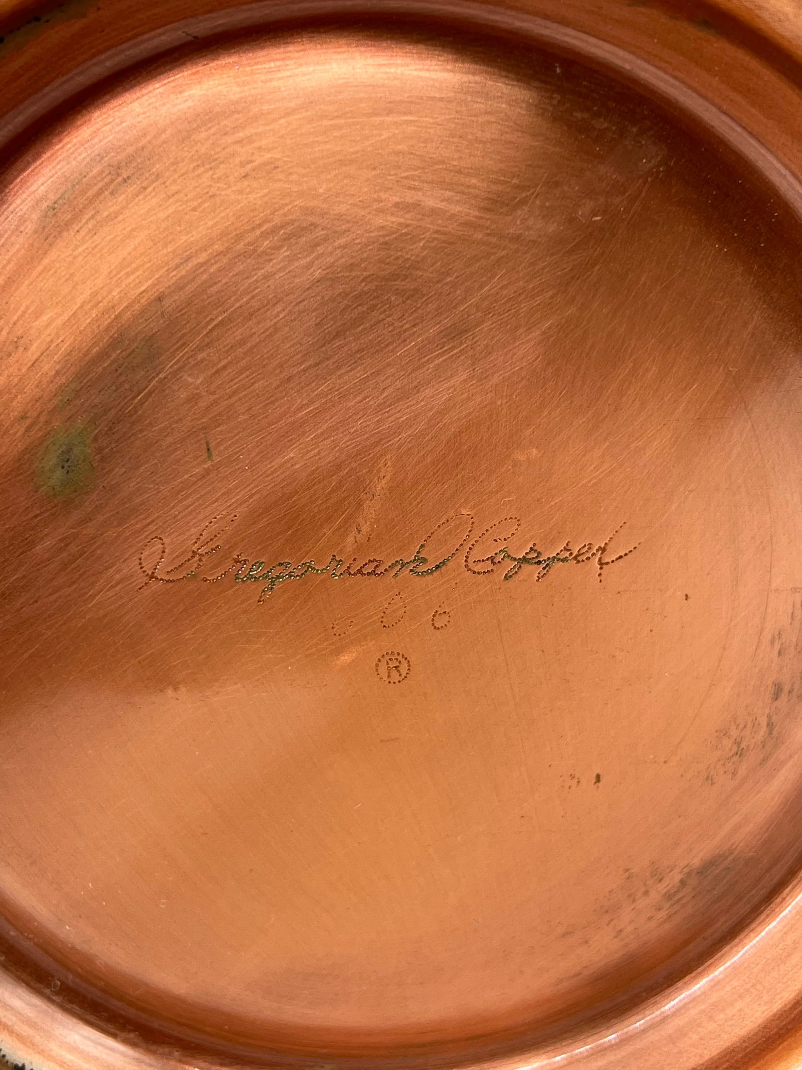 Vintage Gregorian Copper Hammered Vase - 10