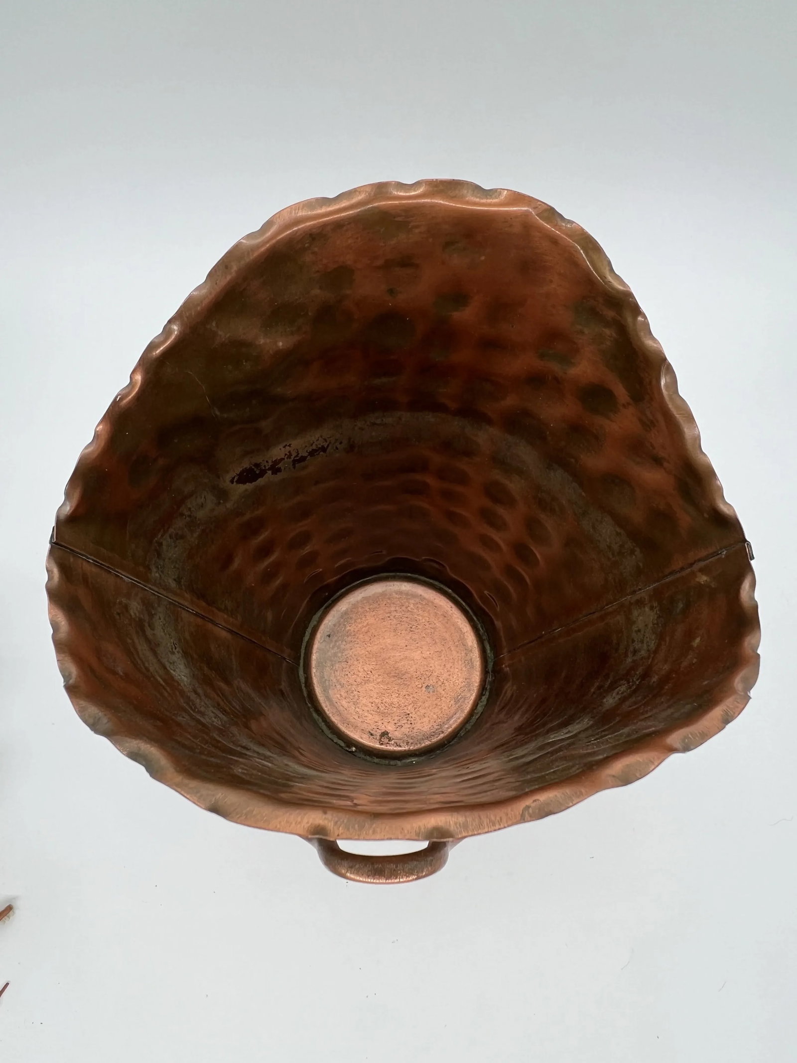 Vintage Gregorian Copper Hammered Vase - 9